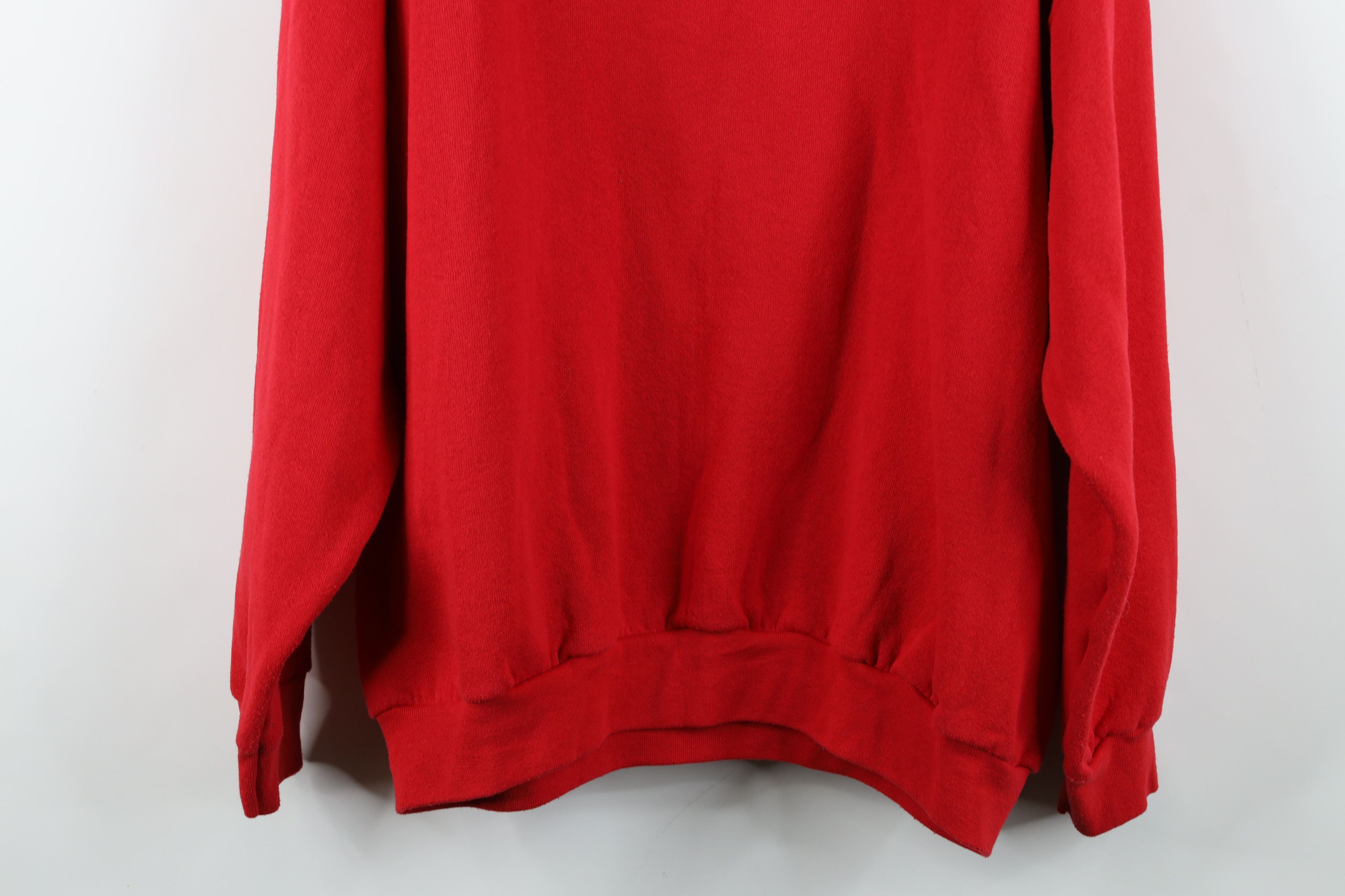 Vintage Vintage 90s Streetwear Santa Claus Christmas Sweatshirt Red Size XL / US 12-14 / IT 48-50 - 14 Thumbnail