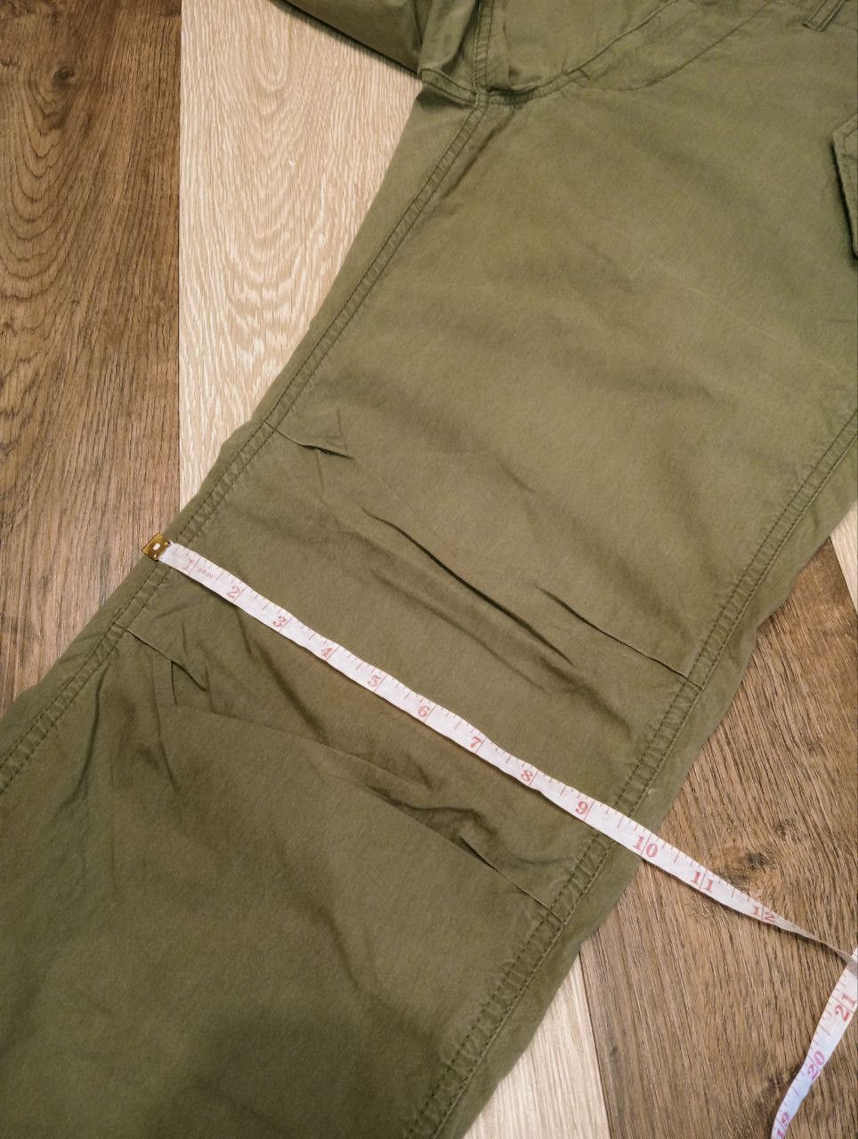 Margaret Howell MARGARET HOWELL X ALPHA INDUSTRIES GREEN ARMY PANTS - SIZE L Size US 34 / EU 50 - 17 Thumbnail