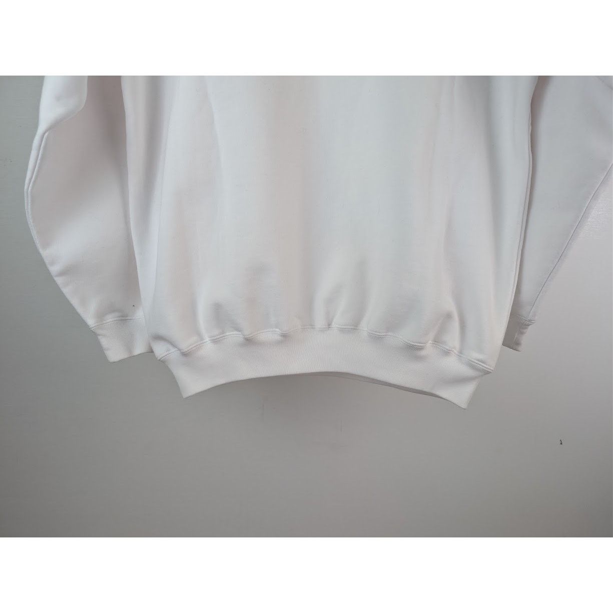 Balenciaga o1rshd1 Political C Molleton Bouclette Hoodie in White/Black Size US XS / EU 42 / 0 - 11 Thumbnail