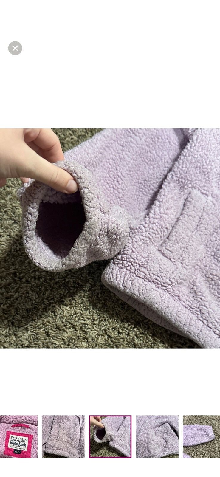 Other Purple fleece Size L / US 10 / IT 46 - 4 Thumbnail