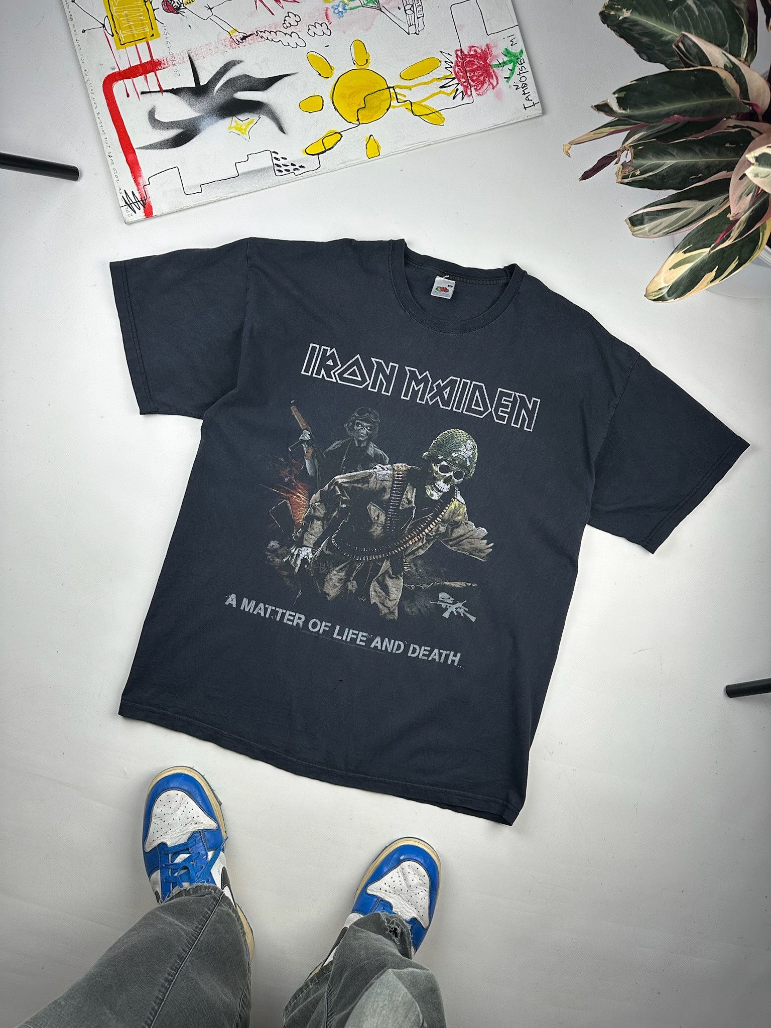Iron Maiden Vintage Iron Maiden T-Shirt Size US XL / EU 56 / 4 - 4 Thumbnail