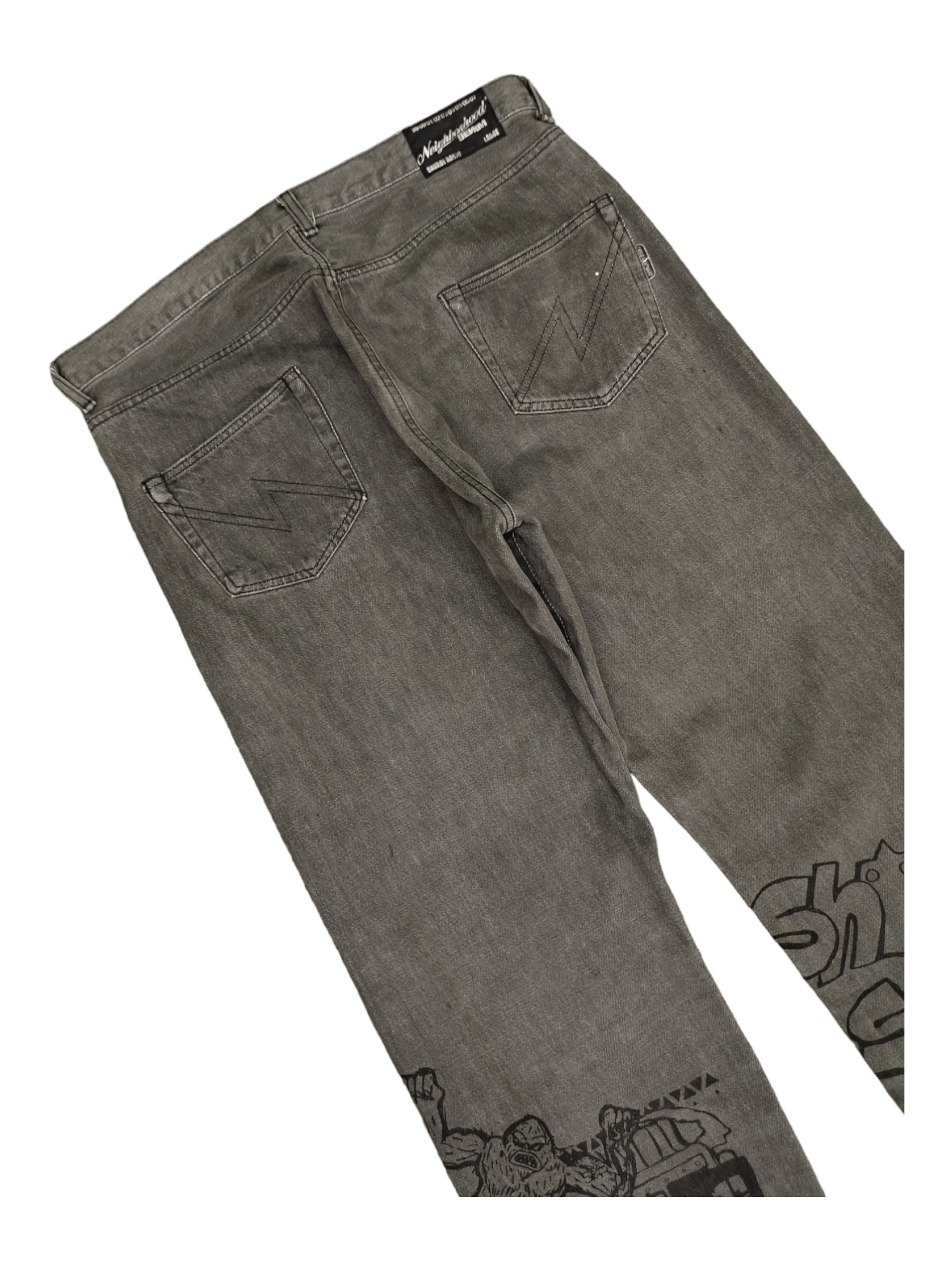 Fragment Design × Neighborhood × Undercover 2002 Neighborhood x Public Image Savage Basic Selvedge Jeans Size US 36 / EU 52 - 6 Thumbnail