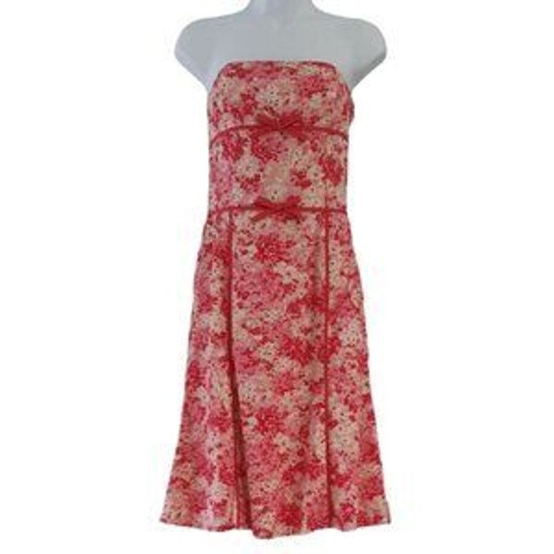 Ann Taylor 6 Petite | ANN TAYLOR Women’s Strapless Fit-and-Flare Dress Size M / US 6-8 / IT 42-44 - 8 Thumbnail