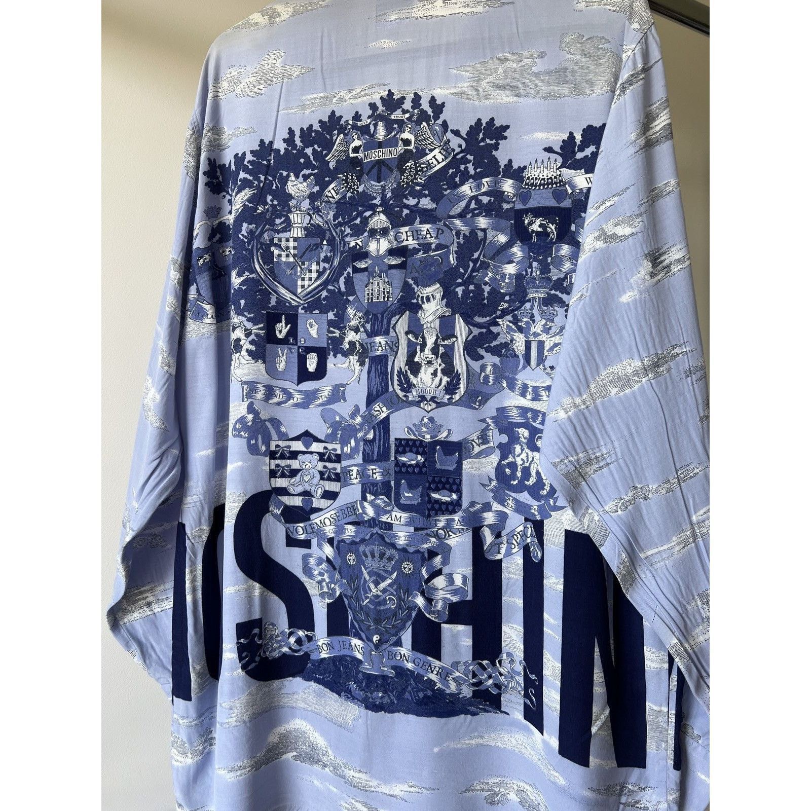 Moschino Rare moschino royalty baroque printed viscose shirt Size US S / EU 44-46 / 1 - 6 Thumbnail