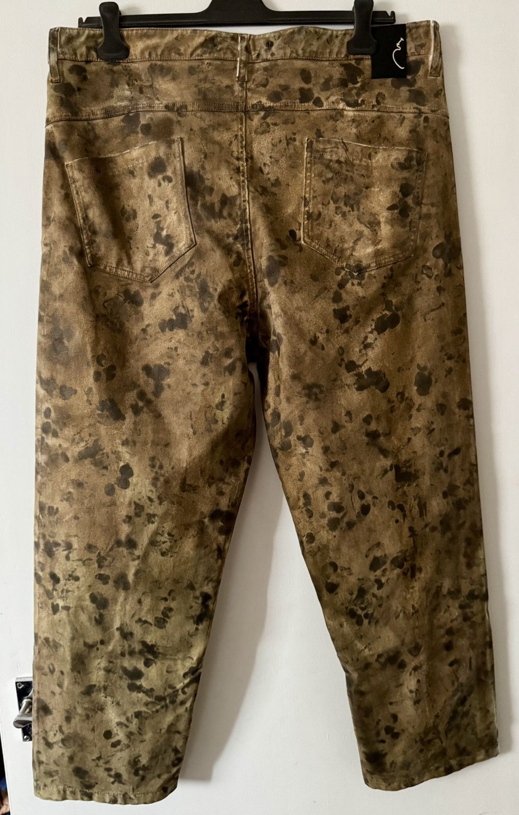 Nostra Santissima NostraSantissima “Brown Spot” 5-Pocket Over Fit Pants – 54IT Size US 38 / EU 54 - 5 Thumbnail