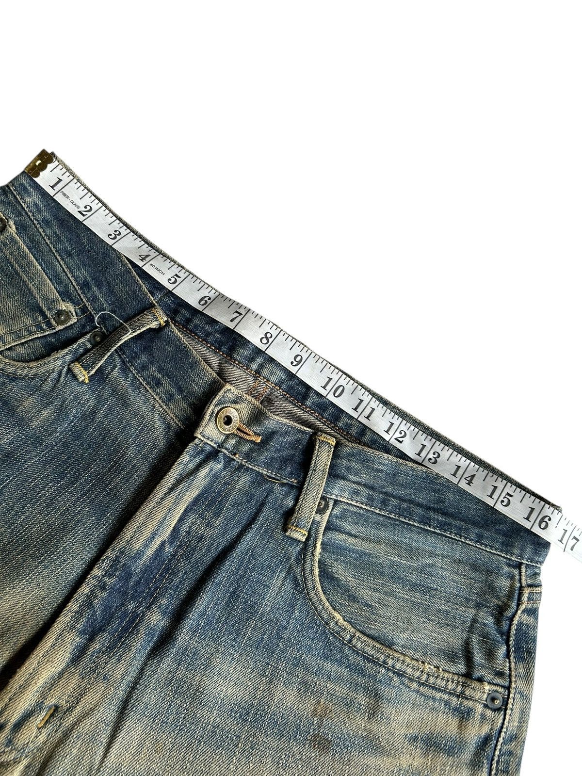 Japanese Brand × Kapital × Vintage Vintage Edwin Selvedge Baggy Rusty Mudwash Distressed Denim Size US 33 - 18 Thumbnail