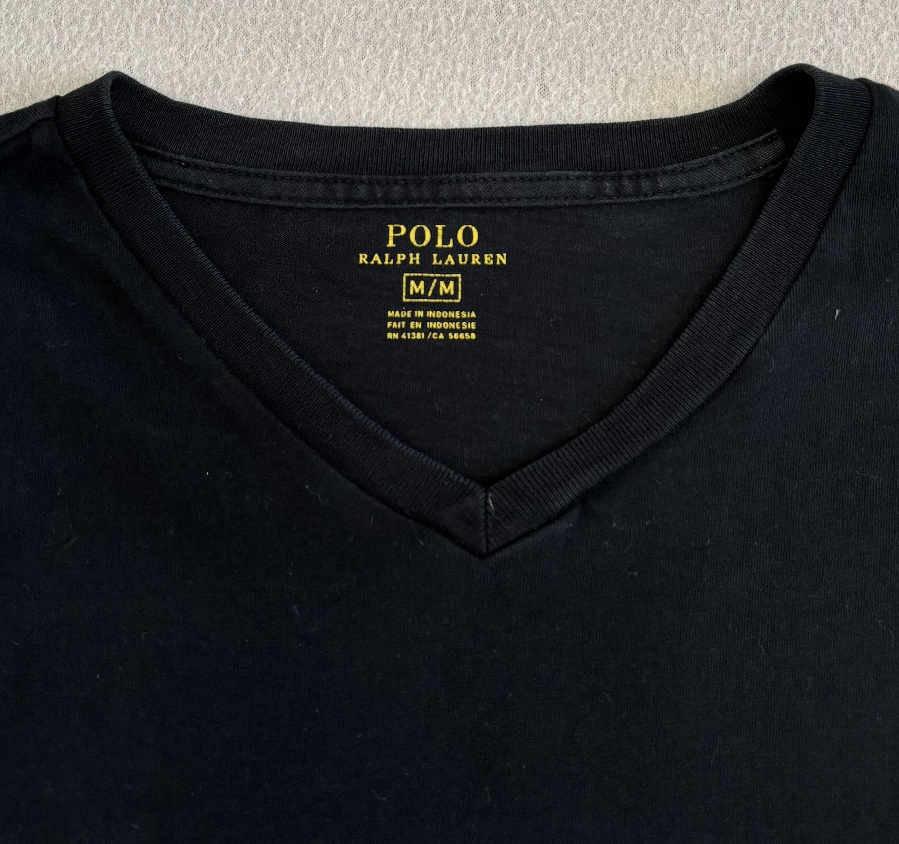 Polo Ralph Lauren Polo Ralph Lauren V-neck T-Shirt Black Large Size US L / EU 52-54 / 3 - 8 Thumbnail