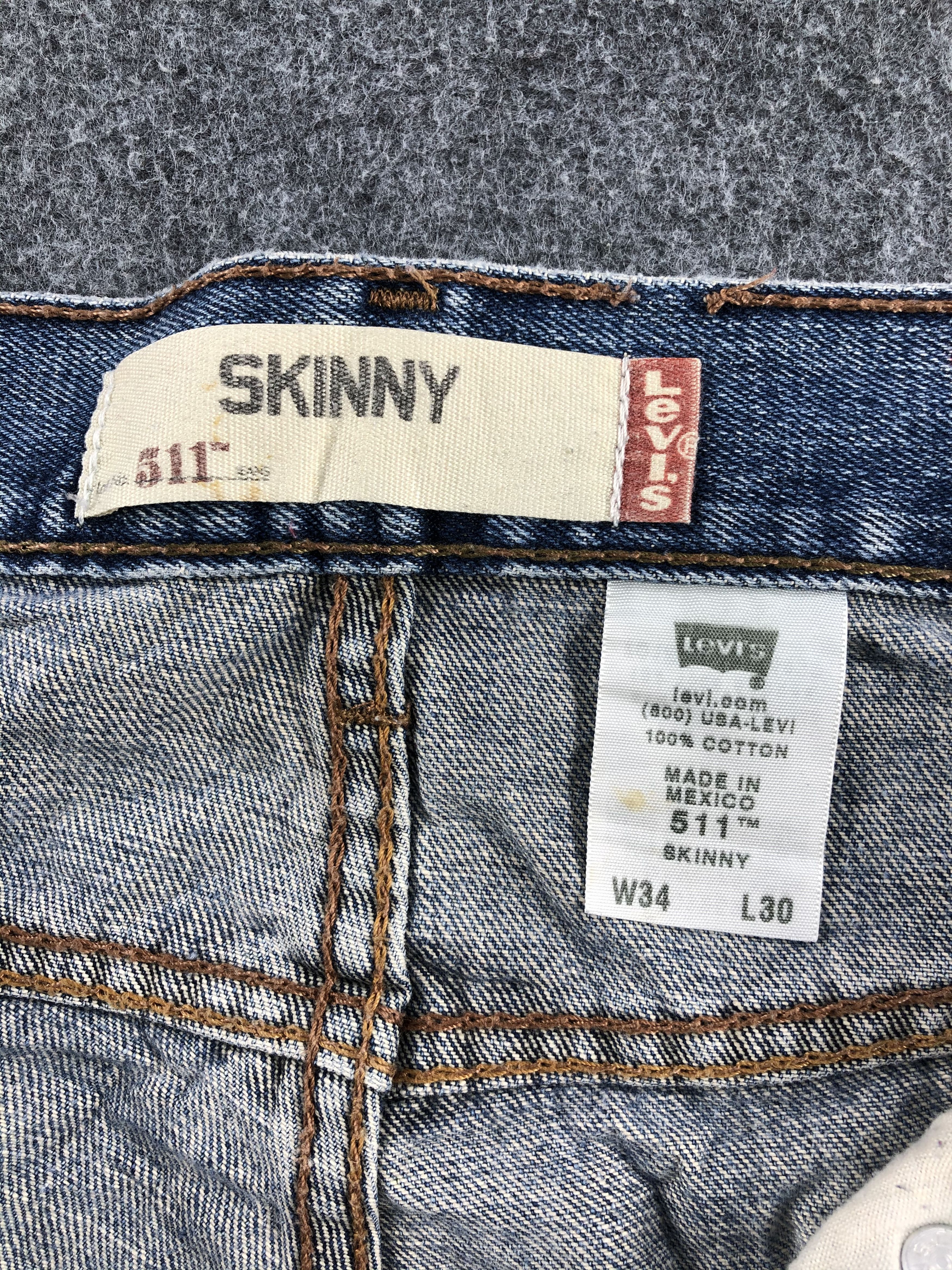 Levi's × Vintage Vintage Levis 511 Jeans-JM706 Size US 34 / EU 50 - 9 Thumbnail