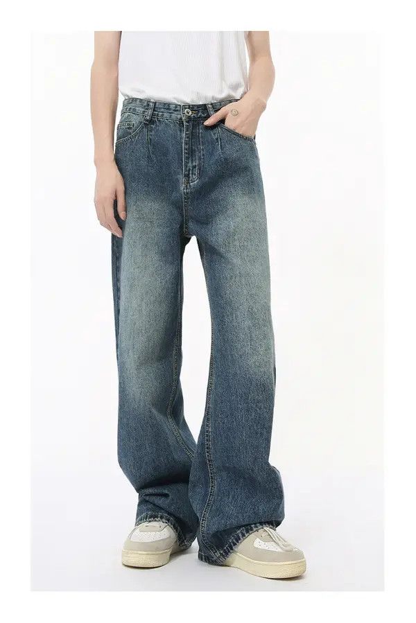 VIBE American retro straight wide-leg loose high street jeans Size US 32 / EU 48 - 1 Thumbnail