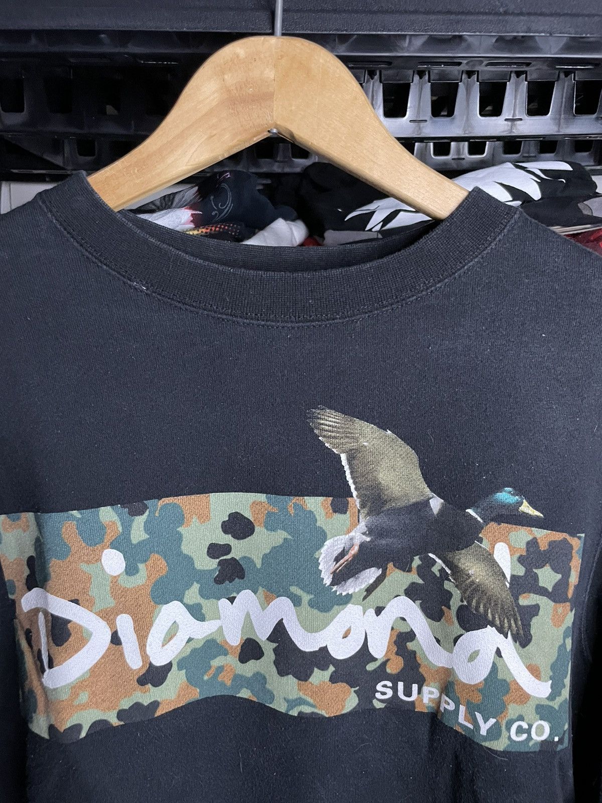 Diamond Supply Co. Diamond supply Co Spellout Camo Crewneck Size US M / EU 48-50 / 2 - 2 Thumbnail