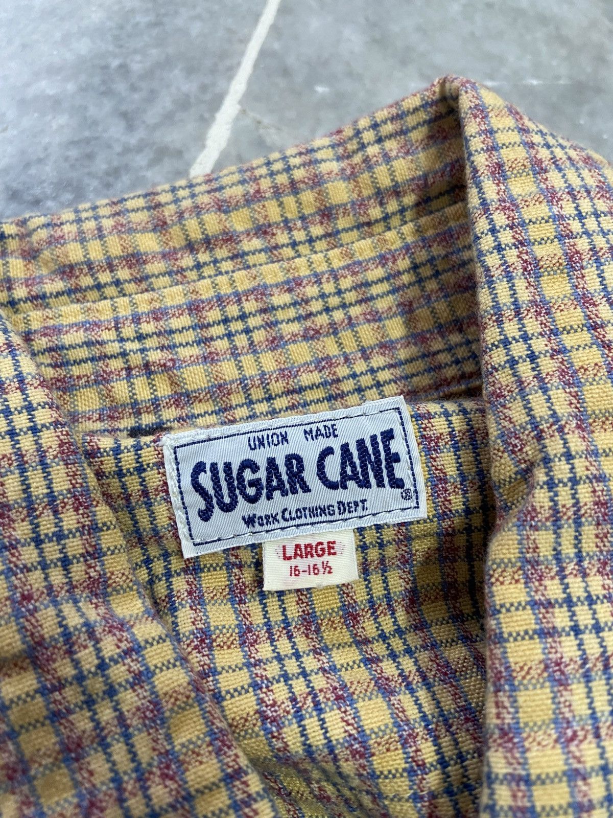 Flannel × Sugar Cane × Toyo Enterprises Vintage Sugar Cane Flannel Shirt Button Up Size US L / EU 52-54 / 3 - 4 Thumbnail