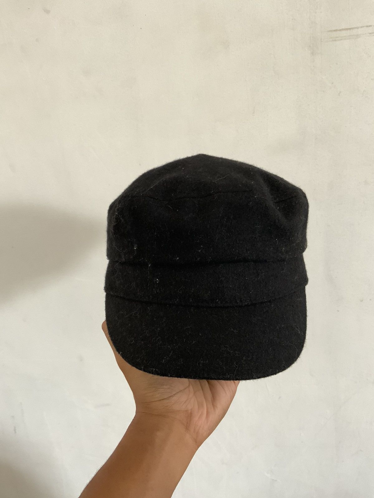 Japanese Brand Ozoc Wool Black Retro hat Size ONE SIZE - 5 Thumbnail