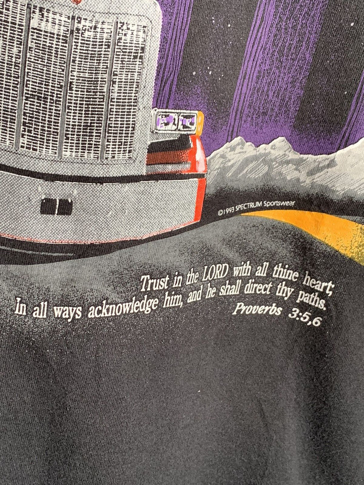 Vintage RARE* Vintage 1993 Never Alone Jesus Trucker Christian Shirt Size US XL / EU 56 / 4 - 5 Thumbnail
