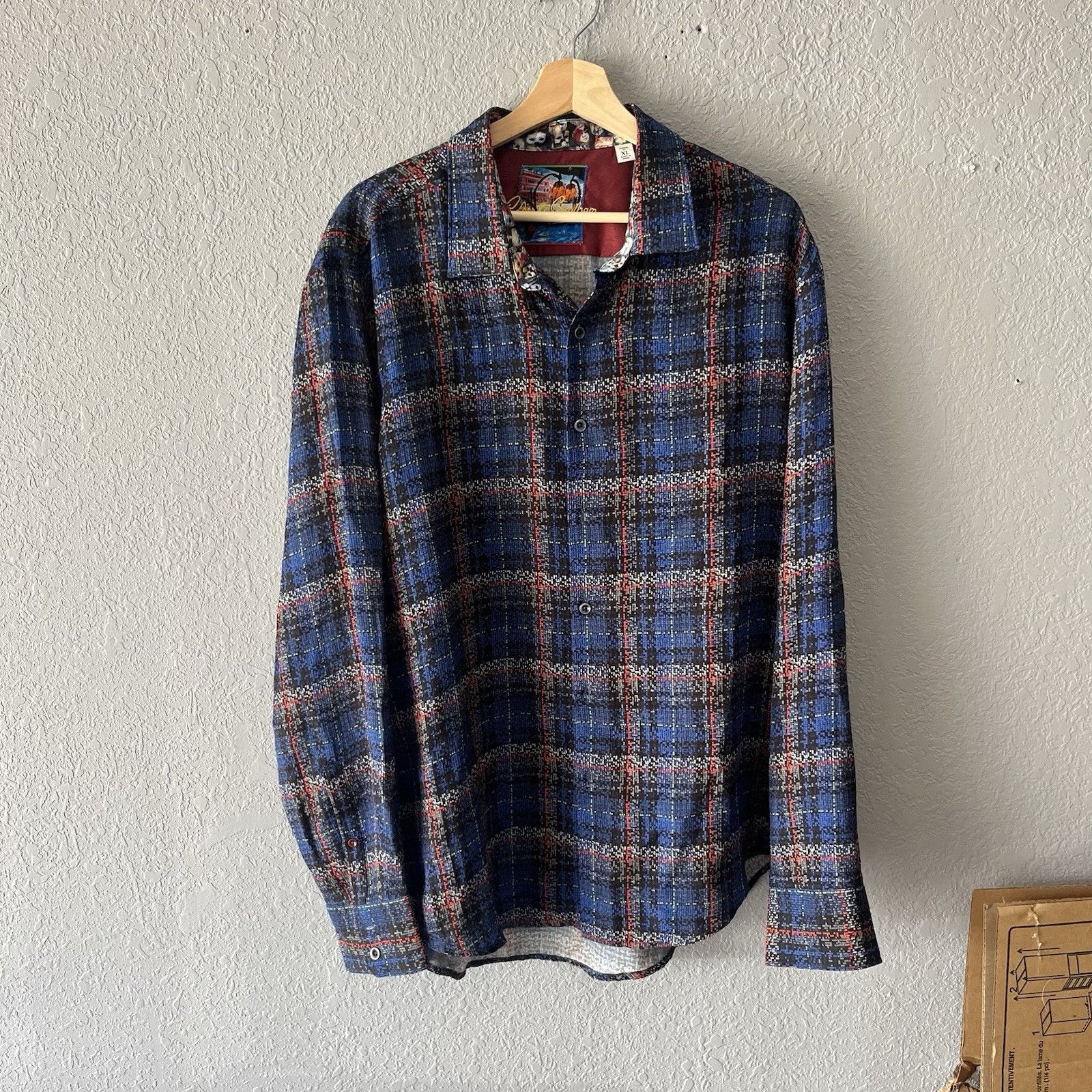 Robert Graham Robert Graham Men's XL Button-Down Shirt abstract Print Long Size US XL / EU 56 / 4 - 1 Thumbnail