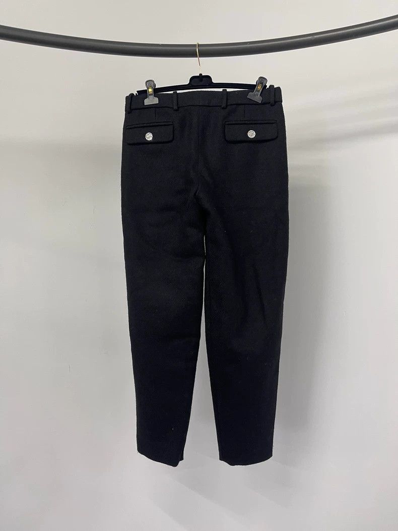 Chanel Chanel 22A black diamond-buttoned wool trousers 2505-Nextar Size 25" / US 0 / IT 36 - 2 Thumbnail