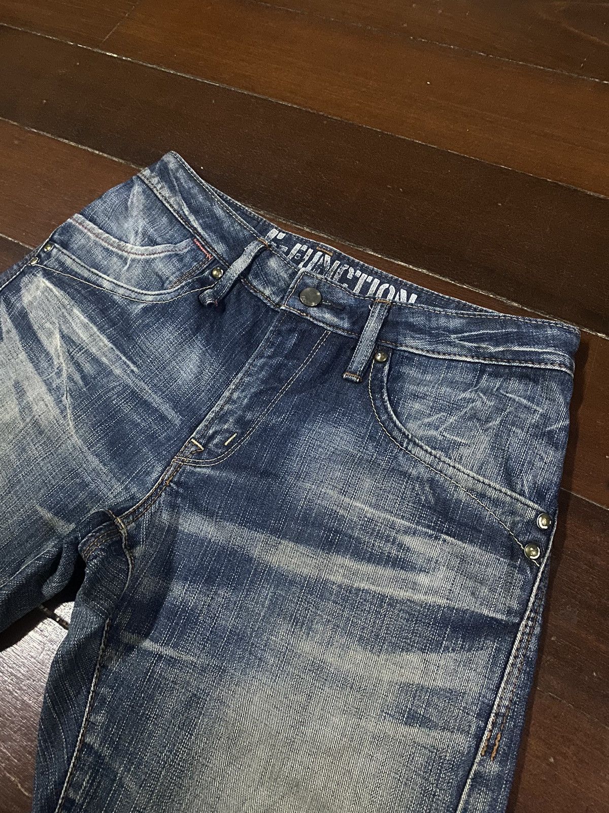 Edwin × Japanese Brand FIRE 🔥 EDWIN E-FUNCTION CURVE FLARE JEANS Size US 32 / EU 48 - 8 Thumbnail