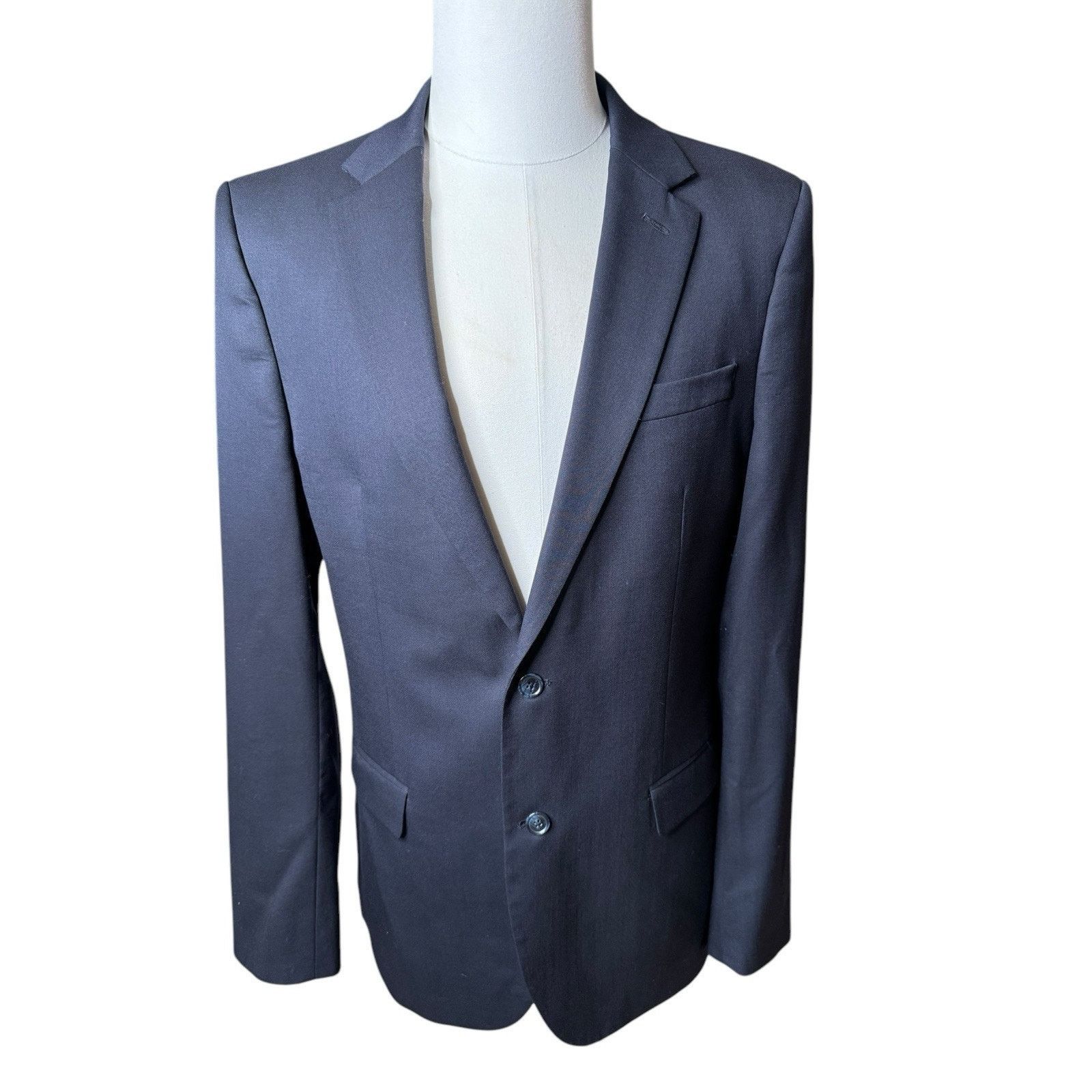 Tommy Hilfiger Tommy Hilfiger Blazer Men’s 44XL Navy Blue Sport Coat Jacket Size 44L - 1 Thumbnail