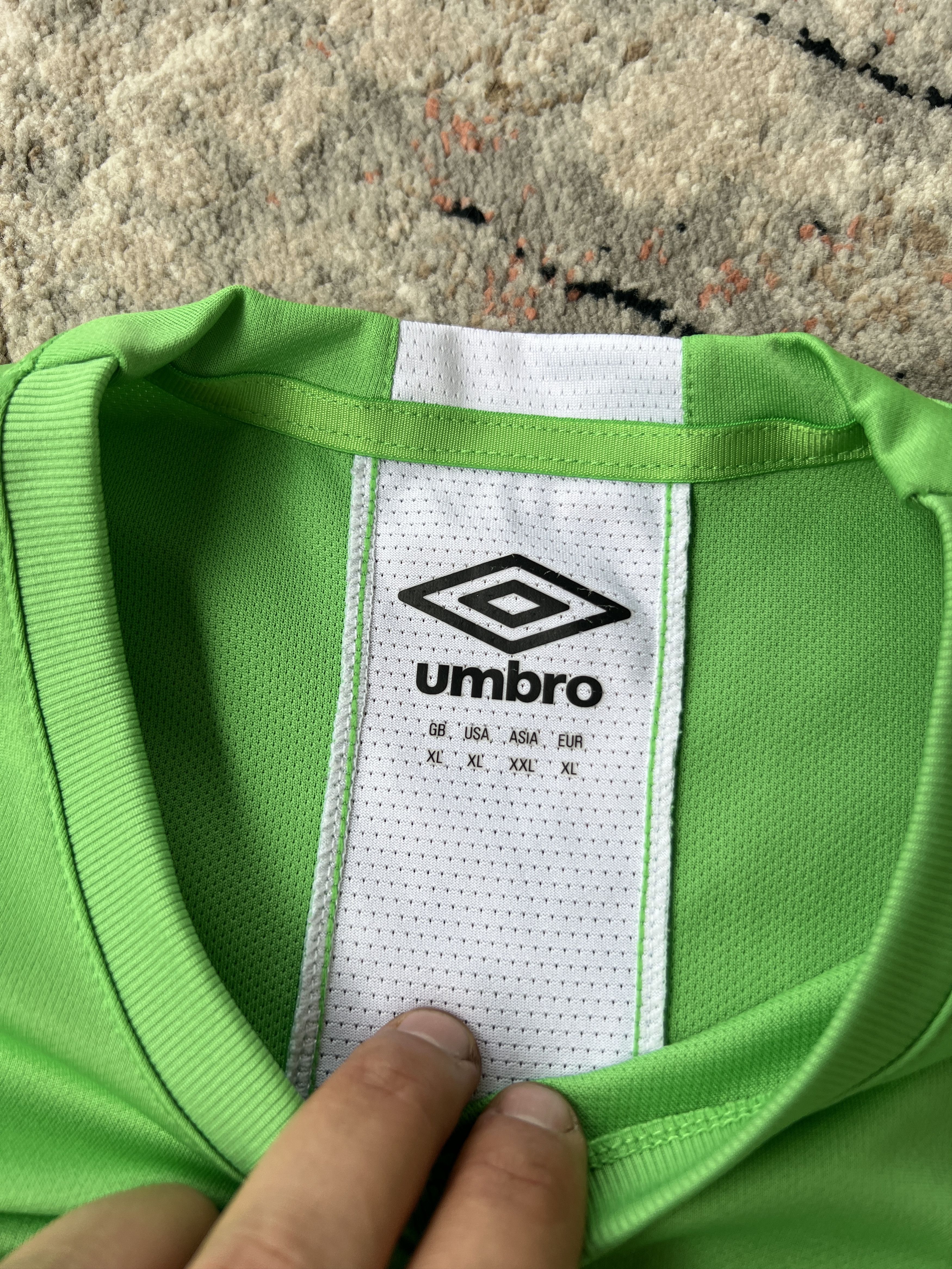 Umbro Umbro Ireland Football Jersey Size US XL / EU 56 / 4 - 2 Thumbnail