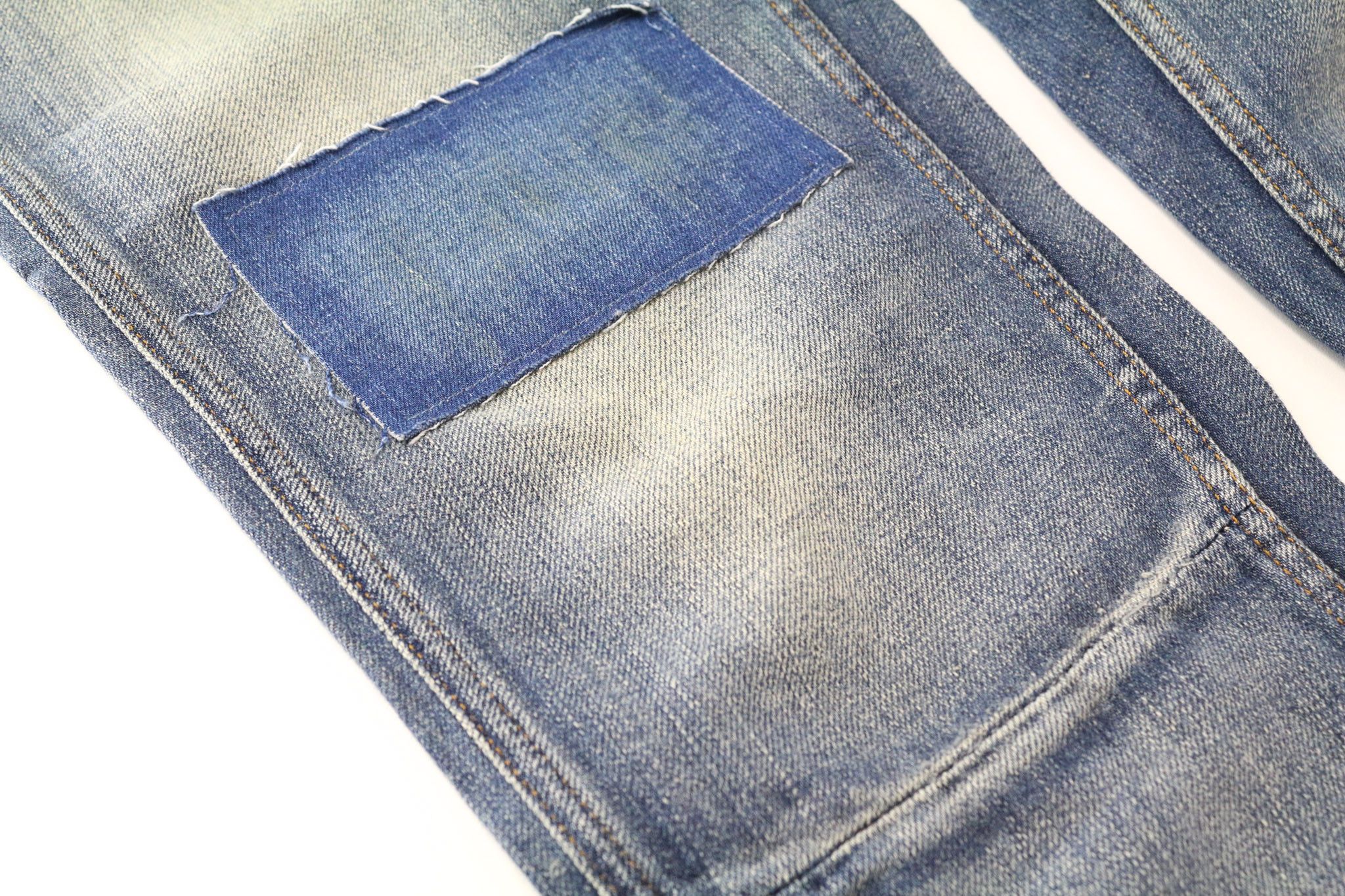 Scotch & Soda BANDIT W28/L30 Blue Cotton Linen Distress Slim Jeans 75634 Size 28" / US 6 / IT 42 - 10 Thumbnail