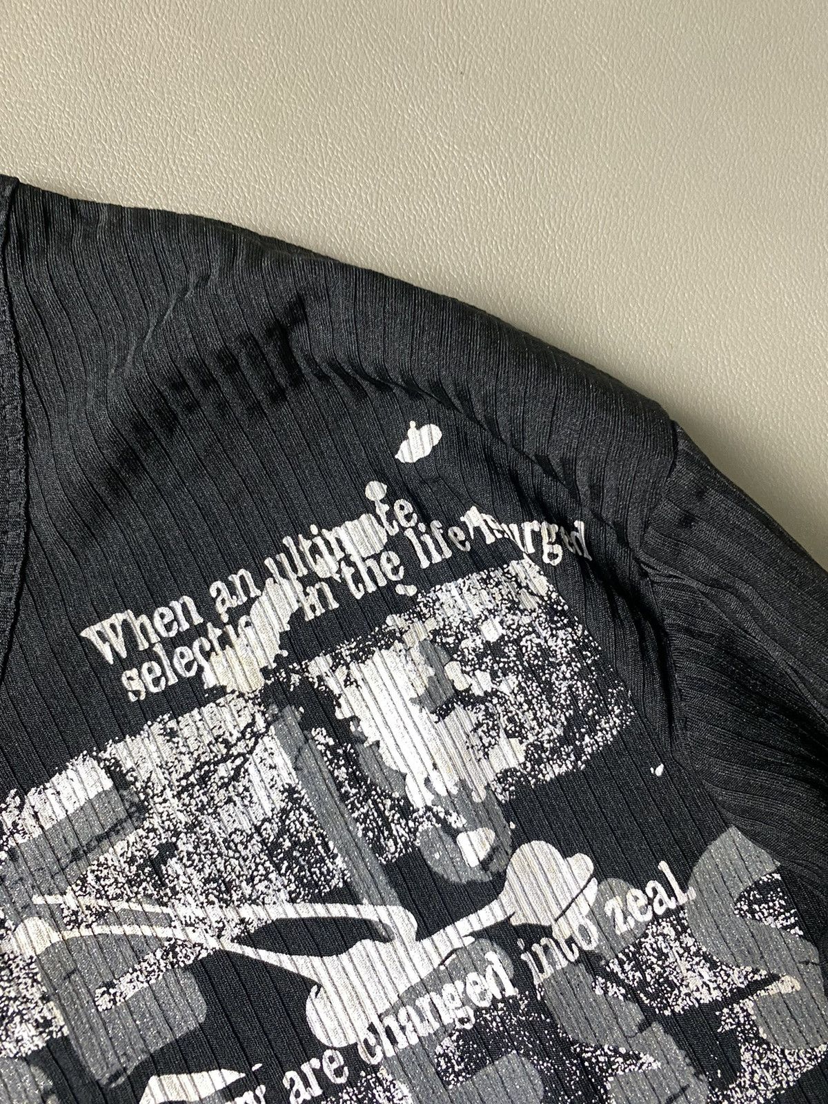 14th Addiction × KMRii × Yasuyuki Ishii Black Label Poem Punk Seditionaries Longsleeve Size US L / EU 52-54 / 3 - 5 Thumbnail