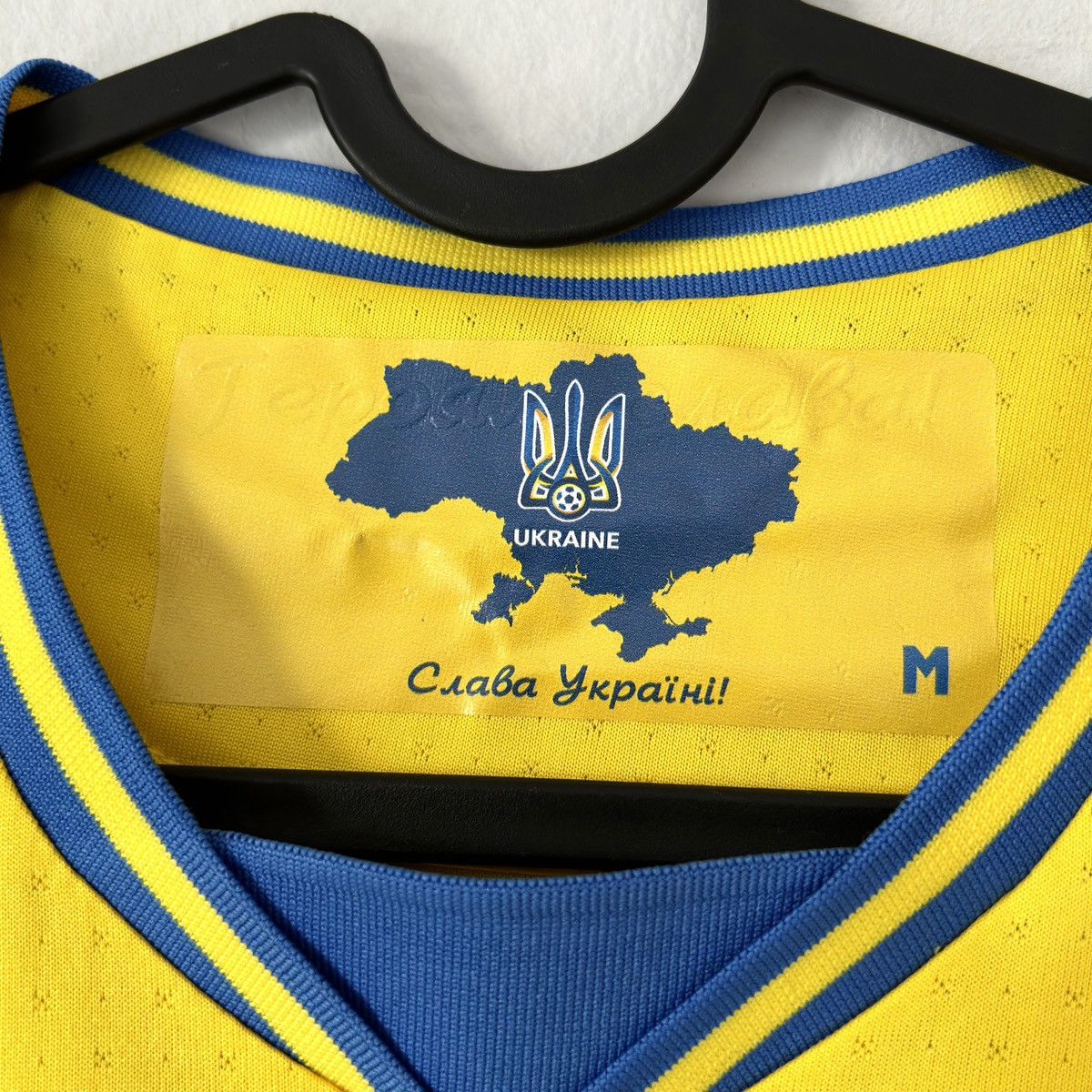 Joma 2023 2024 GAME ISSUE Ukraine National Sudakov Soccer Jersey Size US M / EU 48-50 / 2 - 8 Thumbnail