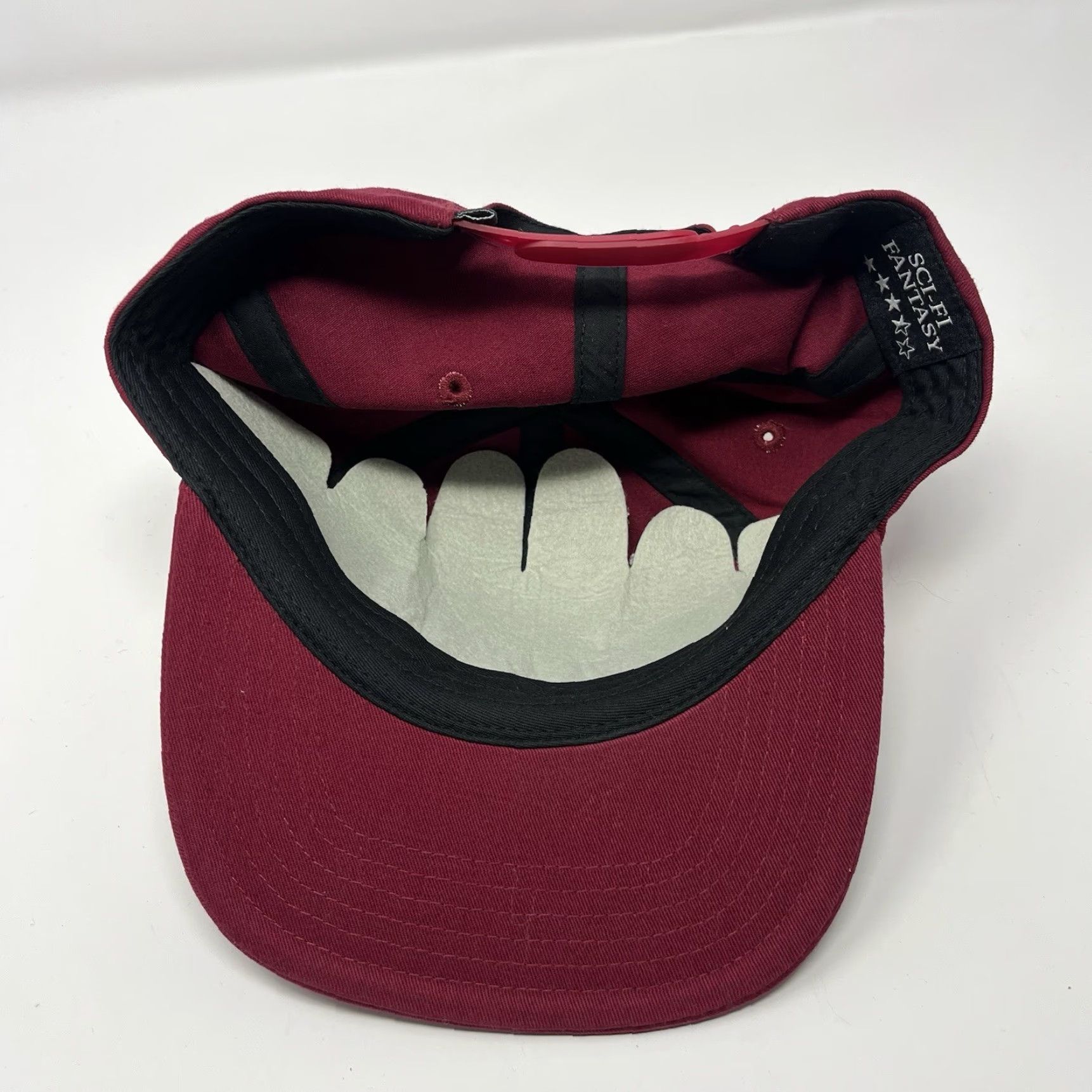 Sci-Fi Fantasy Sci-Fi Fantasy Hat Black Snapback Cap Skate Red Jerry Hsu Skateboard Big Size ONE SIZE - 4 Thumbnail