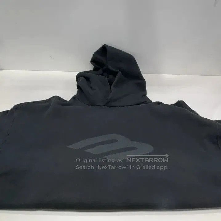 Balenciaga Balenciaga 3B Stencil Hoodie in Black. Size US L / EU 52-54 / 3 - 3 Thumbnail