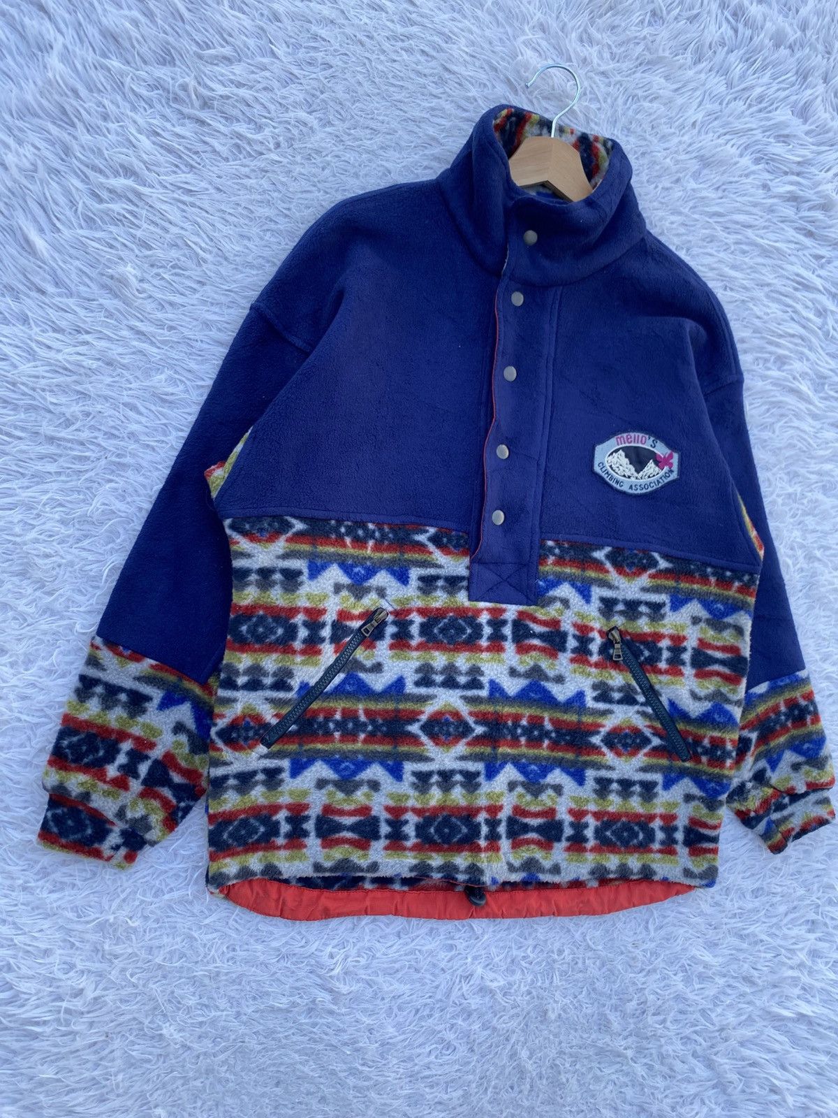 Polartec Rare Vintage Polartec Fleece Climbing Jacket Size US L / EU 52-54 / 3 - 3 Thumbnail