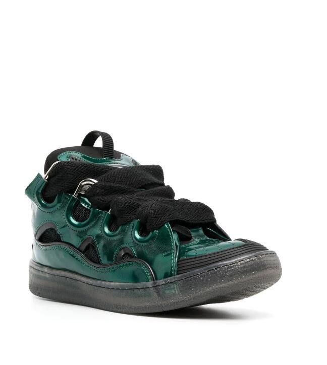 Lanvin BNWT SS23 LANVIN CURB SNEAKERS GREEN 42 Size US 9 / EU 42 - 8 Thumbnail