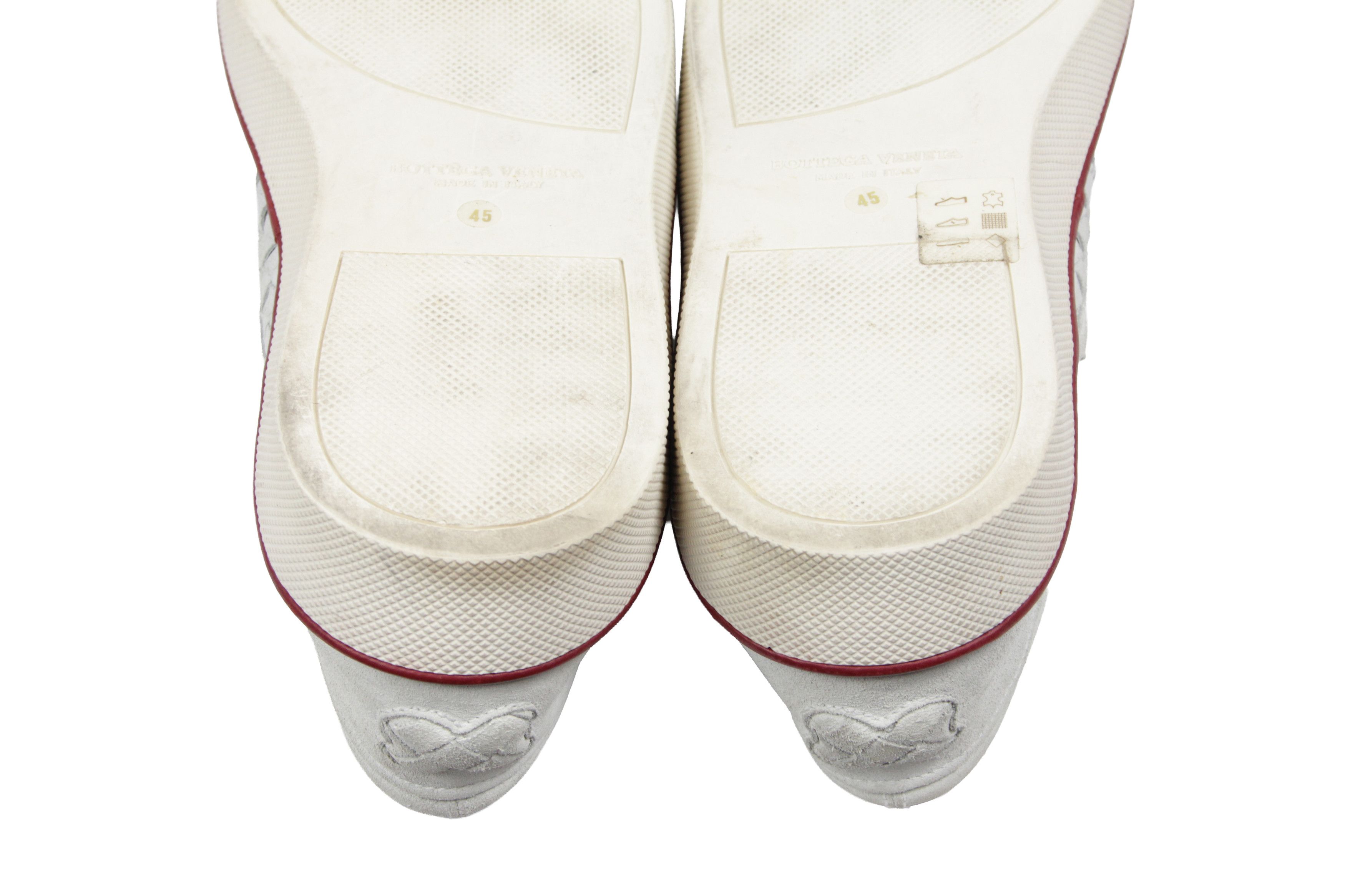 Bottega Veneta Intrecciato Woven Suede Slip Ons Size US 12 / EU 45 - 12 Thumbnail