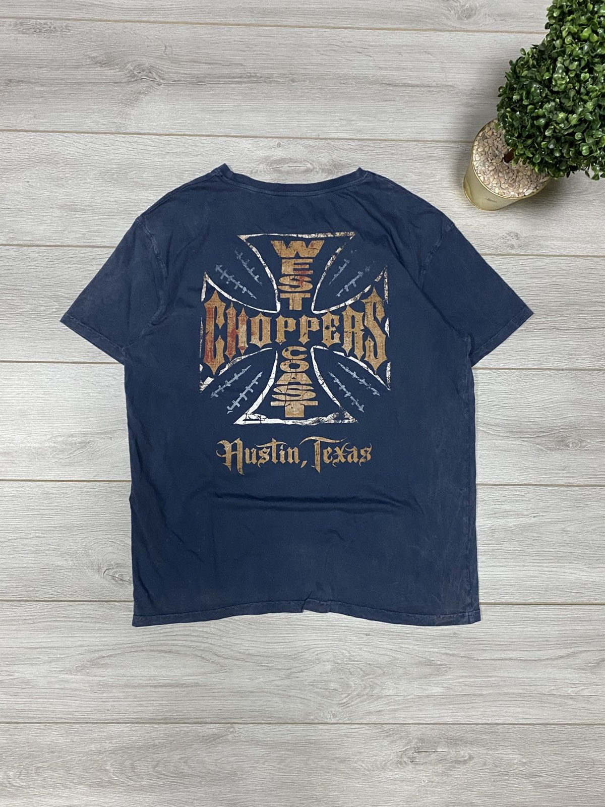 West Coast Choppers West Coast Choppers big logo cross tee bike Size US XXL / EU 58 / 5 - 1 Thumbnail