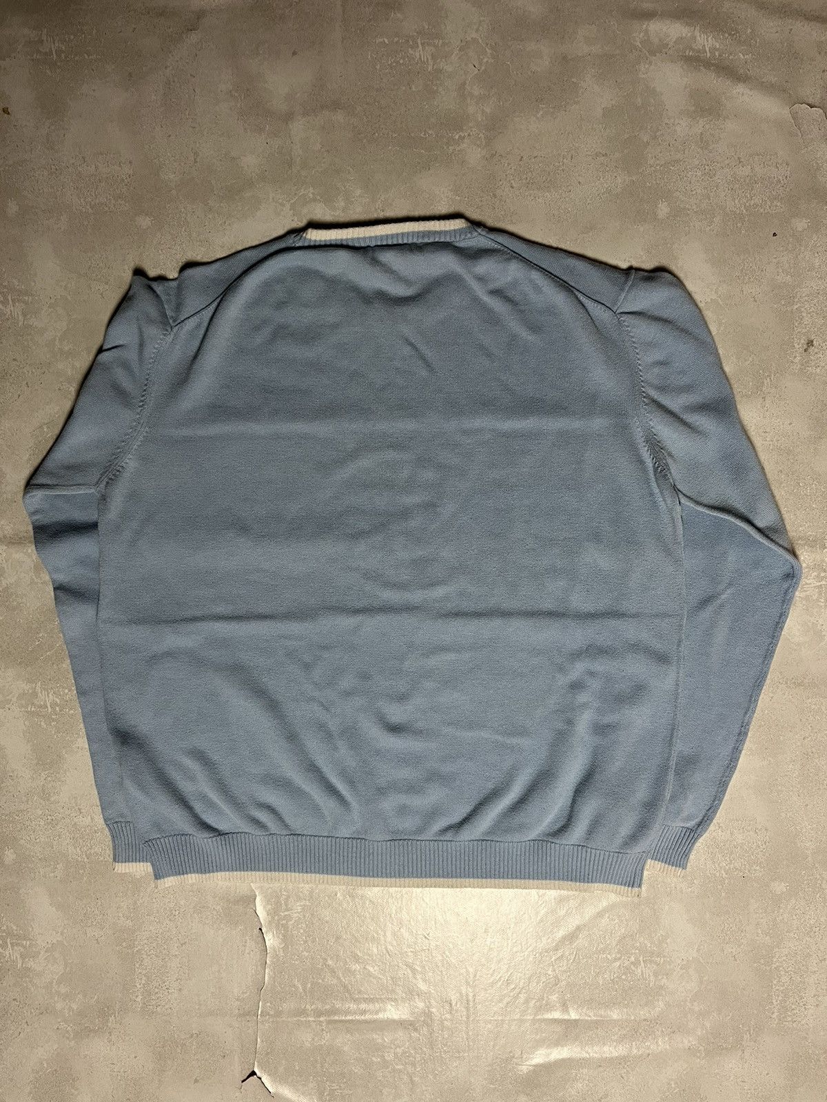Vintage Blue YSL Sweater Yves Saint Laurent Sweater Size US M / EU 48-50 / 2 - 2 Thumbnail