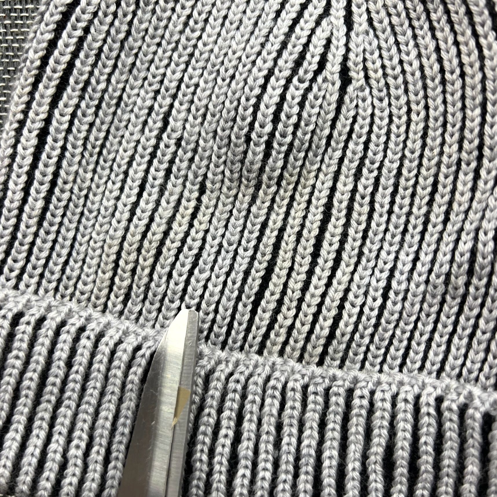 Vintage ACLIMA Beanie Hat One Size OS 100% Merino Wool Gray Black Ribbon Cuffed Ullvang Ulvang Unisex Adults Beanie Wool Knit Size ONE SIZE - 3 Thumbnail