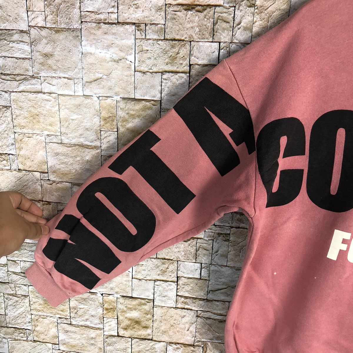 Japanese Brand Not Common Girl today Bershka Pink Sweatshirt #A305 Size S / US 4 / IT 40 - 9 Thumbnail