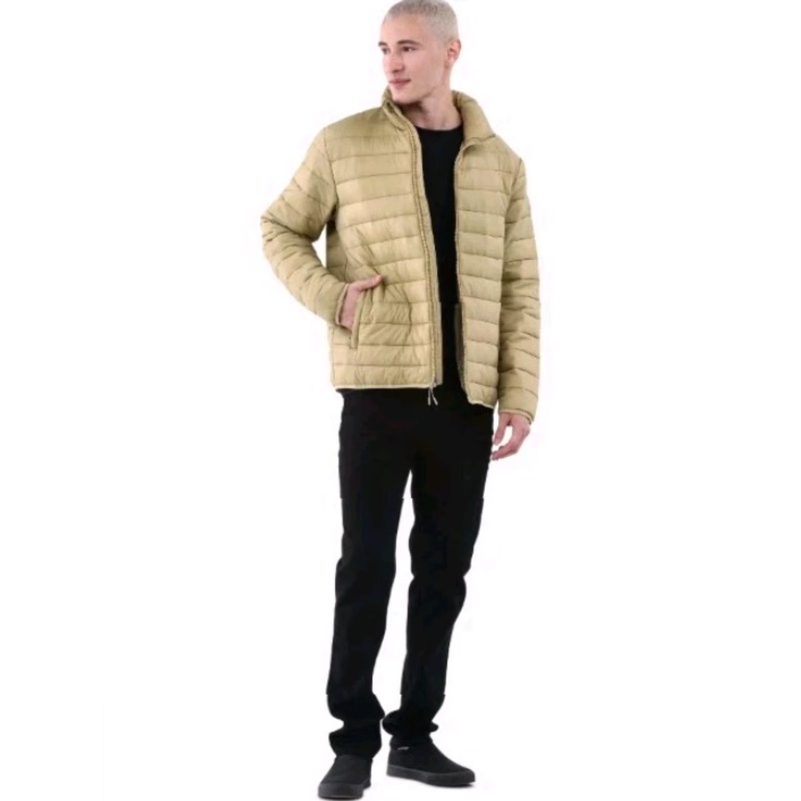 Vintage Ozark Trail Puffer Jacket Men S Beige Water Resistant Medium Weight Packable NWT Size US S / EU 44-46 / 1 - 2 Thumbnail