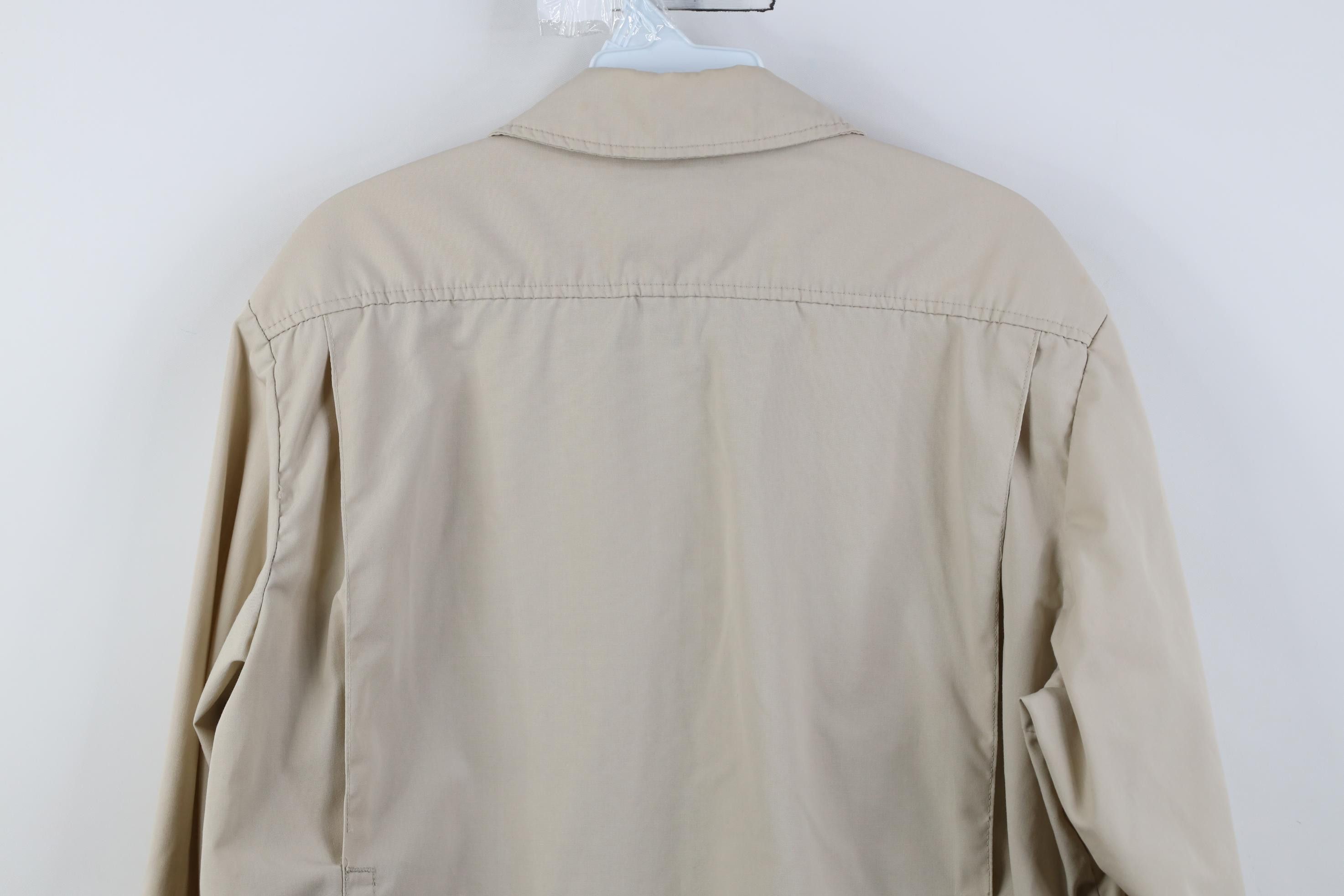 Vintage Vintage 70s Streetwear Full Zip Bomber Jacket Beige USA Size US XXL / EU 58 / 5 - 19 Thumbnail