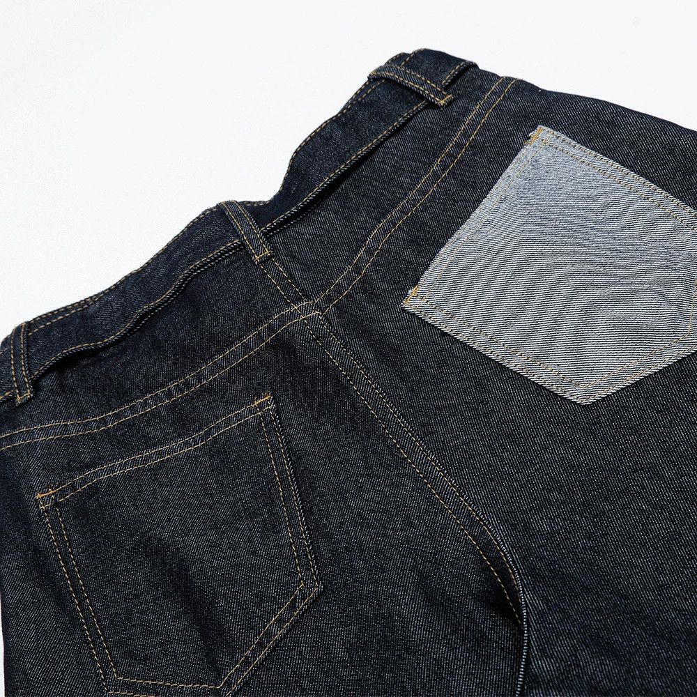 Japanese Brand Men's loose washed belt star pendant scimitar jeans y2k Size US 32 / EU 48 - 5 Thumbnail