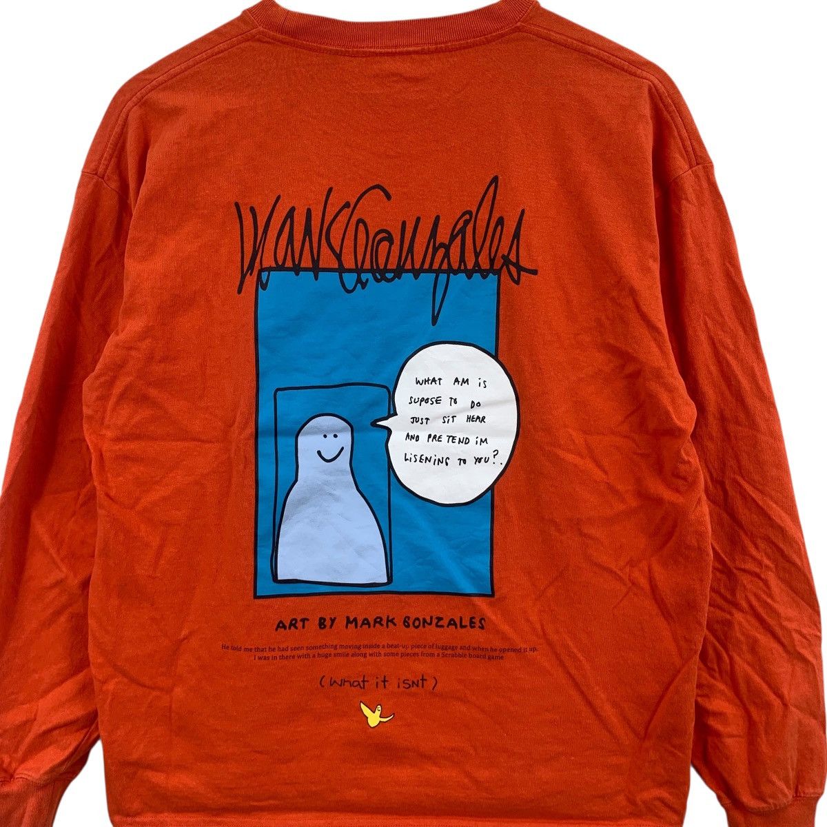 Other MARK GONZALES ART What It Isnt Skateboard Pretend Tee Shirt Size US M / EU 48-50 / 2 - 8 Thumbnail