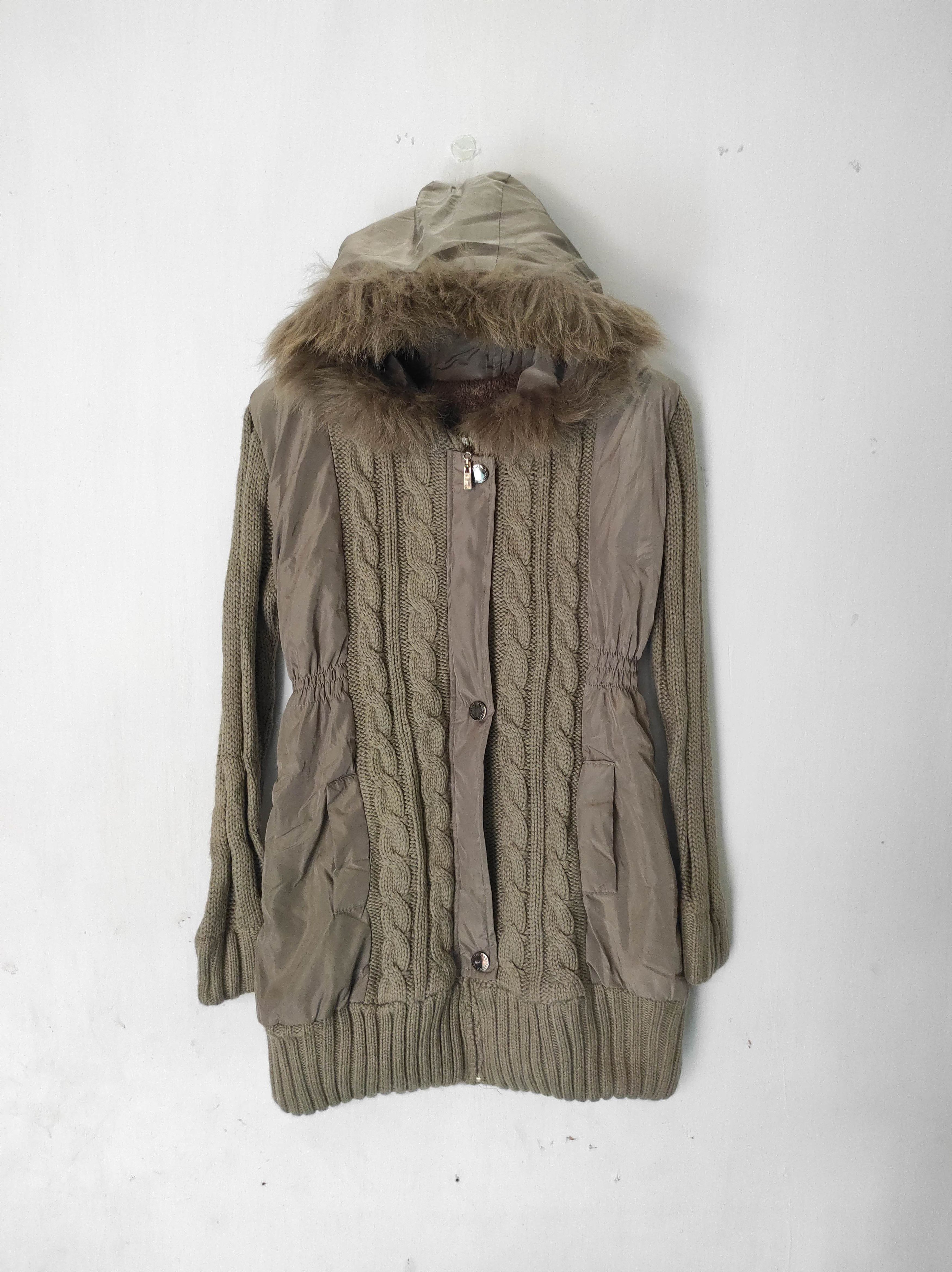 If Six Was Nine Knit Zip Fur Raccon Hoodie IfSixWasNine LGB style Size S / US 4 / IT 40 - 2 Thumbnail