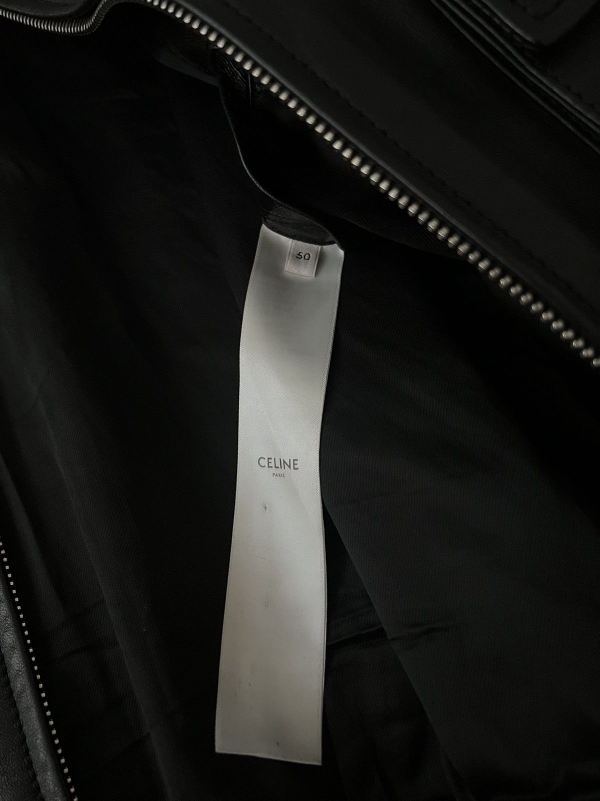 Celine $5.2k Celine Leather Blouson Jacket Size US M / EU 48-50 / 2 - 14 Thumbnail