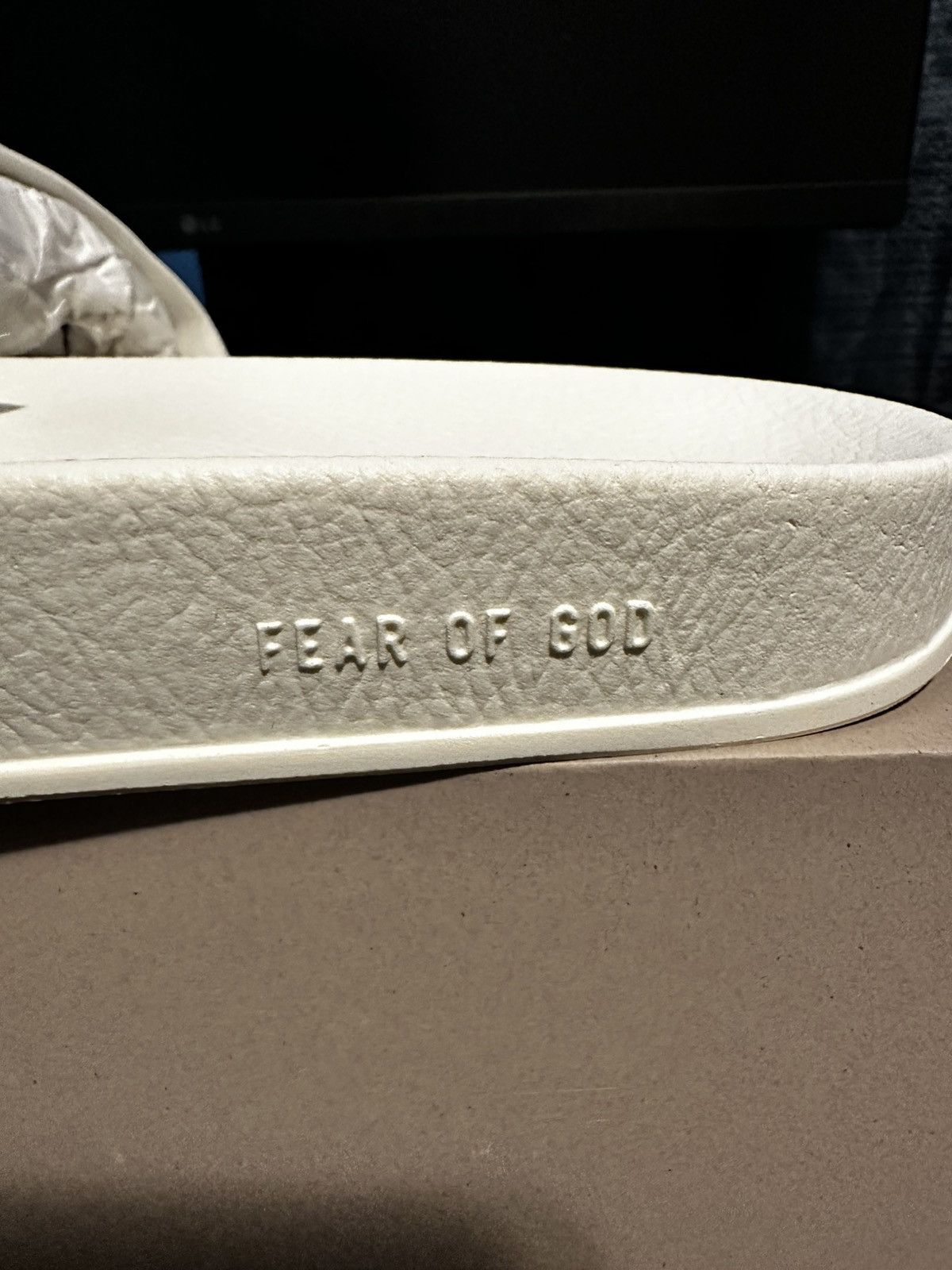 Adidas × Fear of God Adidas X Fear of God Adilette Slides Size US 9 / EU 42 - 3 Thumbnail