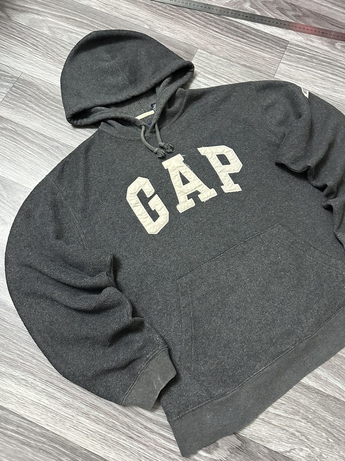 Gap HOODIE Gap Fleece Vintage Oversized Very Rare Big Logo Y2k Size US S / EU 44-46 / 1 - 3 Thumbnail