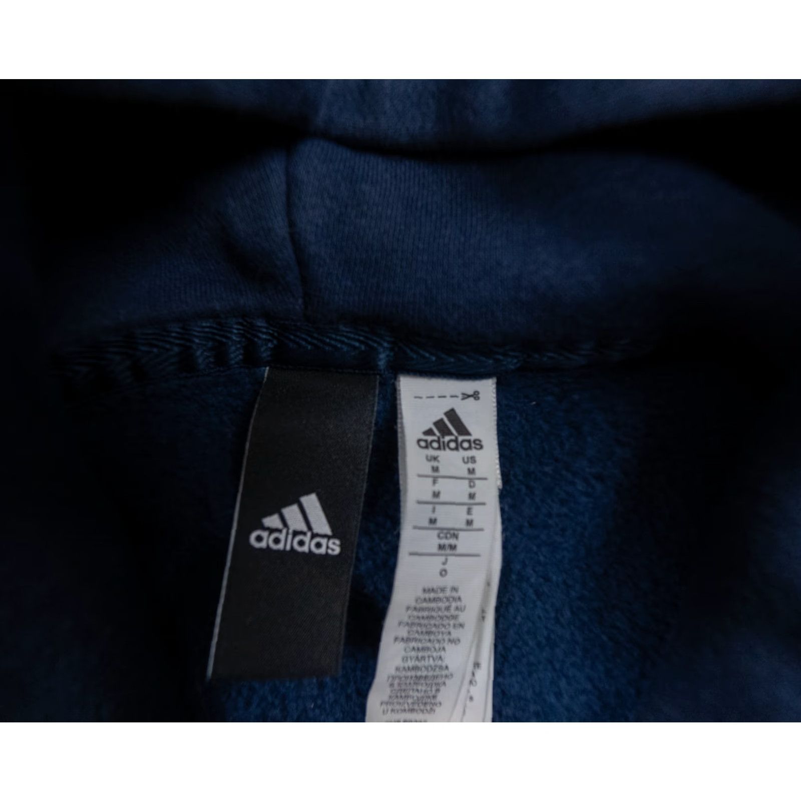 Adidas Adidas Hoodie Adult Medium Blue Pullover Hooded Sweatshirt Men Size M, Logo, Fleece, Cotton-Polyester, Regular Fit Size US M / EU 48-50 / 2 - 5 Thumbnail