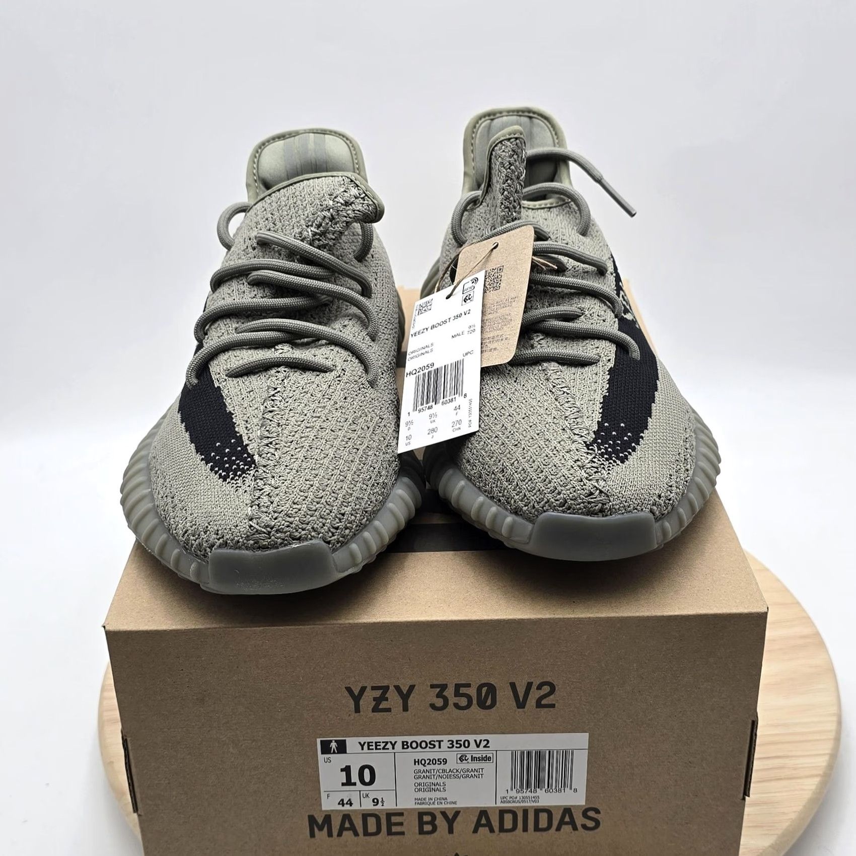 Adidas Adidas Yeezy Boost 350 V2 Shoes Mens Size 10 Gray Granite Low Top Sneaker HQ2059 Size US M / EU 48-50 / 2 - 3 Thumbnail