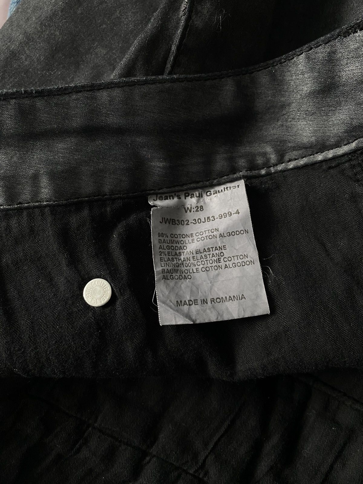 Jean Paul Gaultier × Vintage Jean Paul Gaultier Vintage JPG Denim Jeans Trousers Pants Size 28" / US 6 / IT 42 - 13 Thumbnail