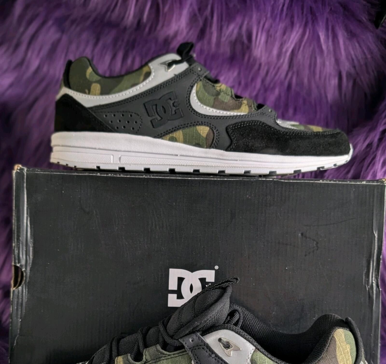 DC × Streetwear × Vintage 2000s DC Grey Fat Puffy Tongue Skate 