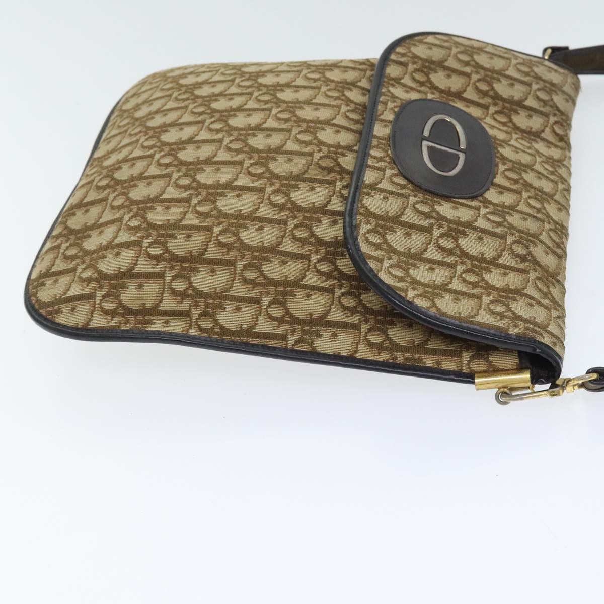 Dior DIOR Trotter Canvas Shoulder Bag Beige Size ONE SIZE - 3 Thumbnail