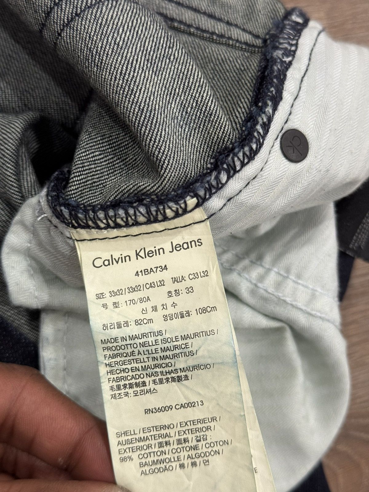 Calvin Klein Calvin Klein Jeans Baroque custom Patchwork Flare Denim Size US 33 - 13 Thumbnail