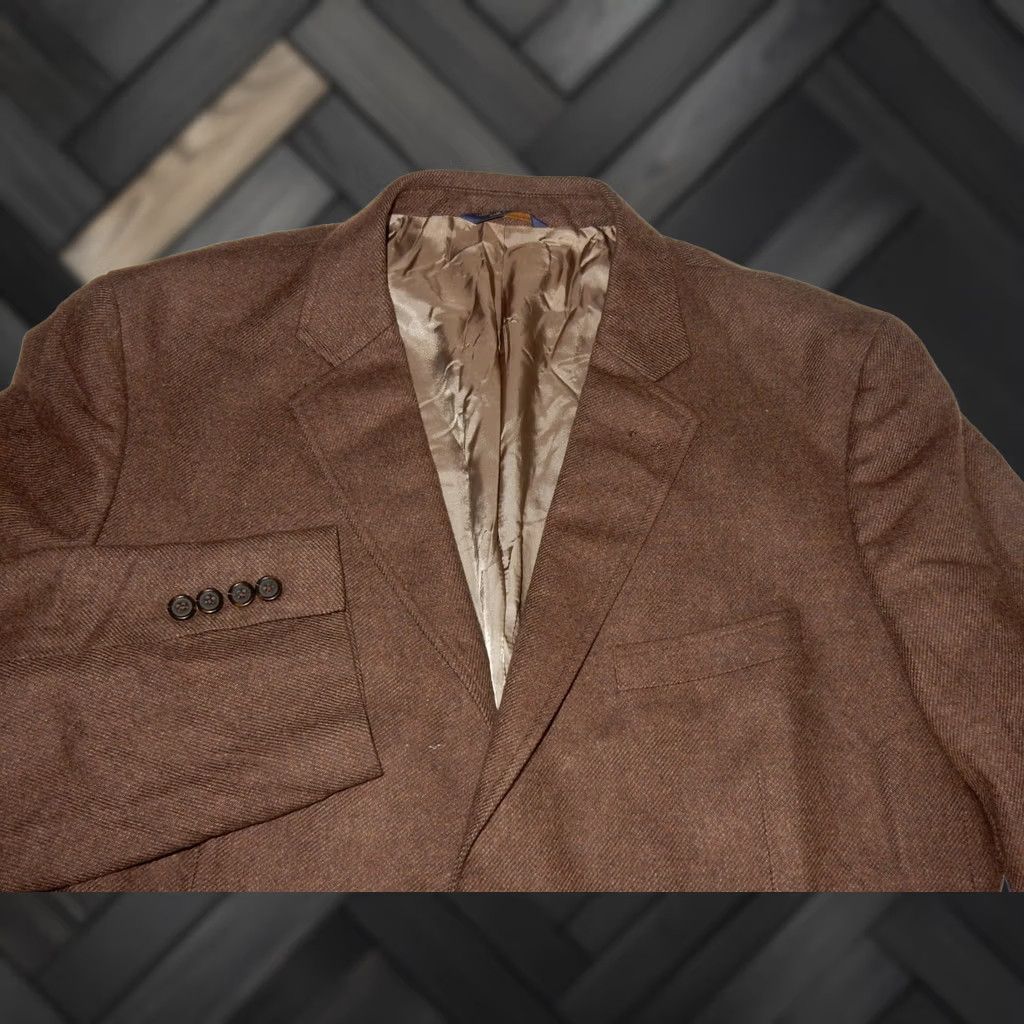 Brooks Brothers Brooks Brothers Blazer Jacket Sport Coat 40L Brown Men's Blazer Madison Size 40R - 1 Thumbnail