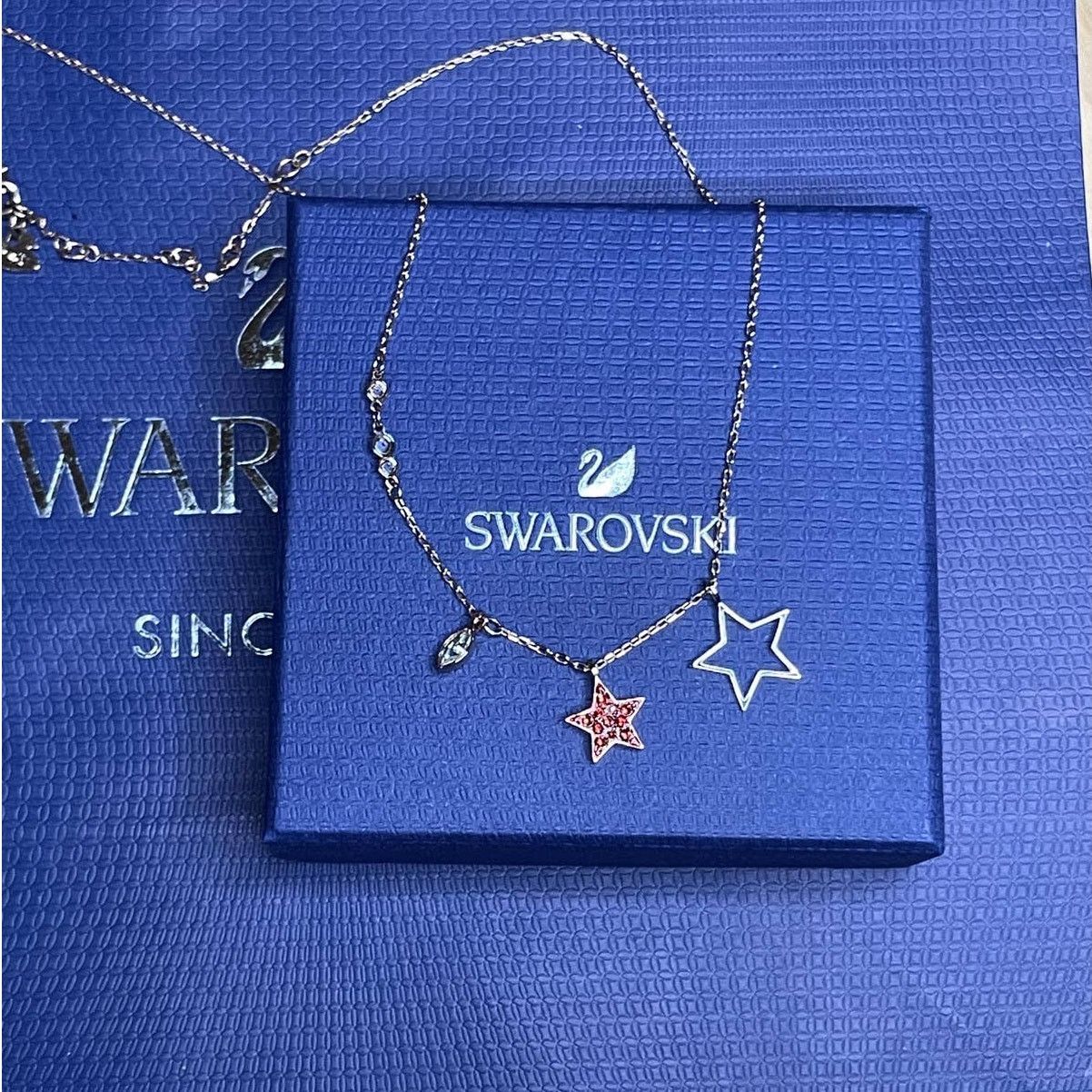 Swarovski Swarovski Duo Star Medium Pendant Necklace Size ONE SIZE - 6 Thumbnail